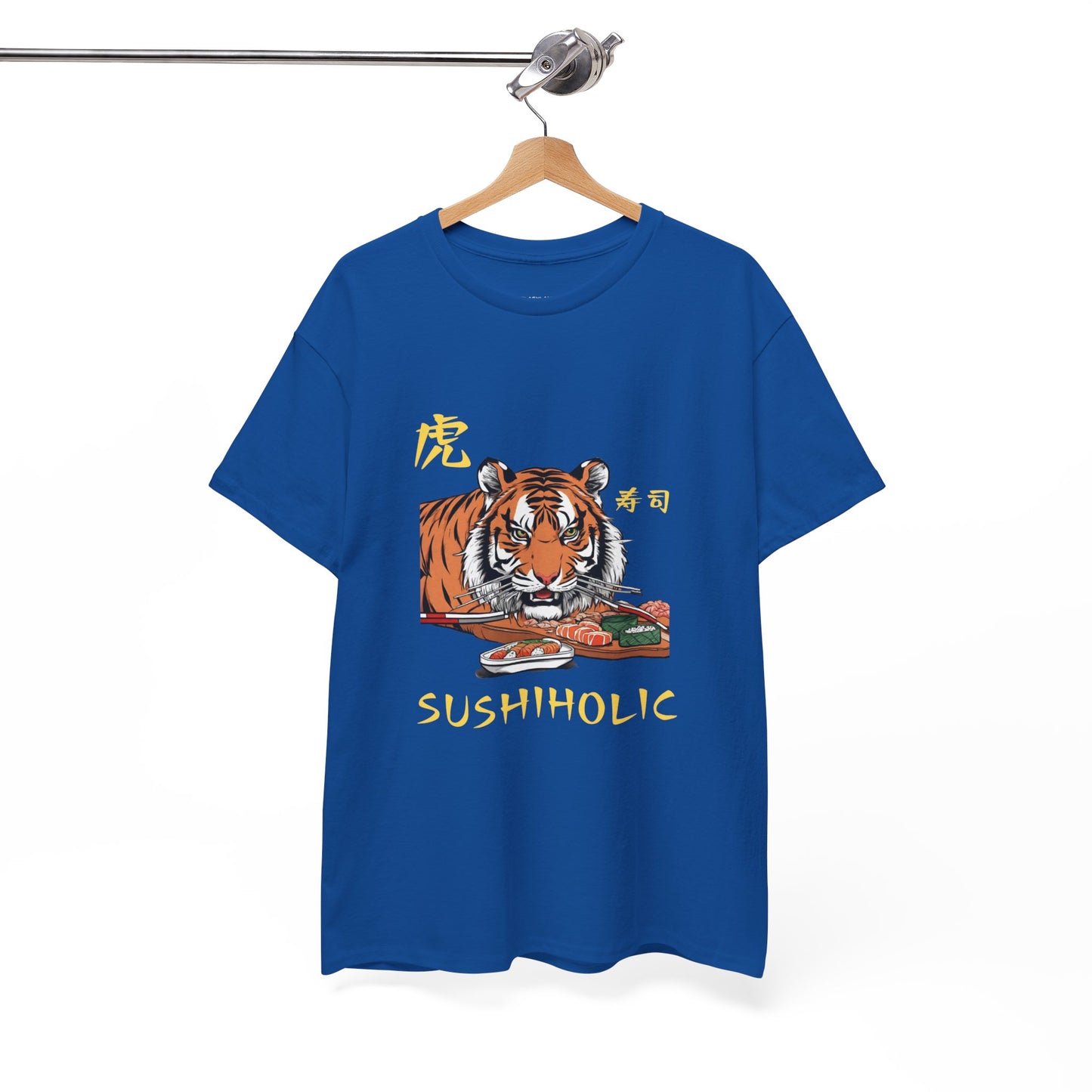 Tiger Sushi Lovers Sushiholic Graphic Tee Flashlander