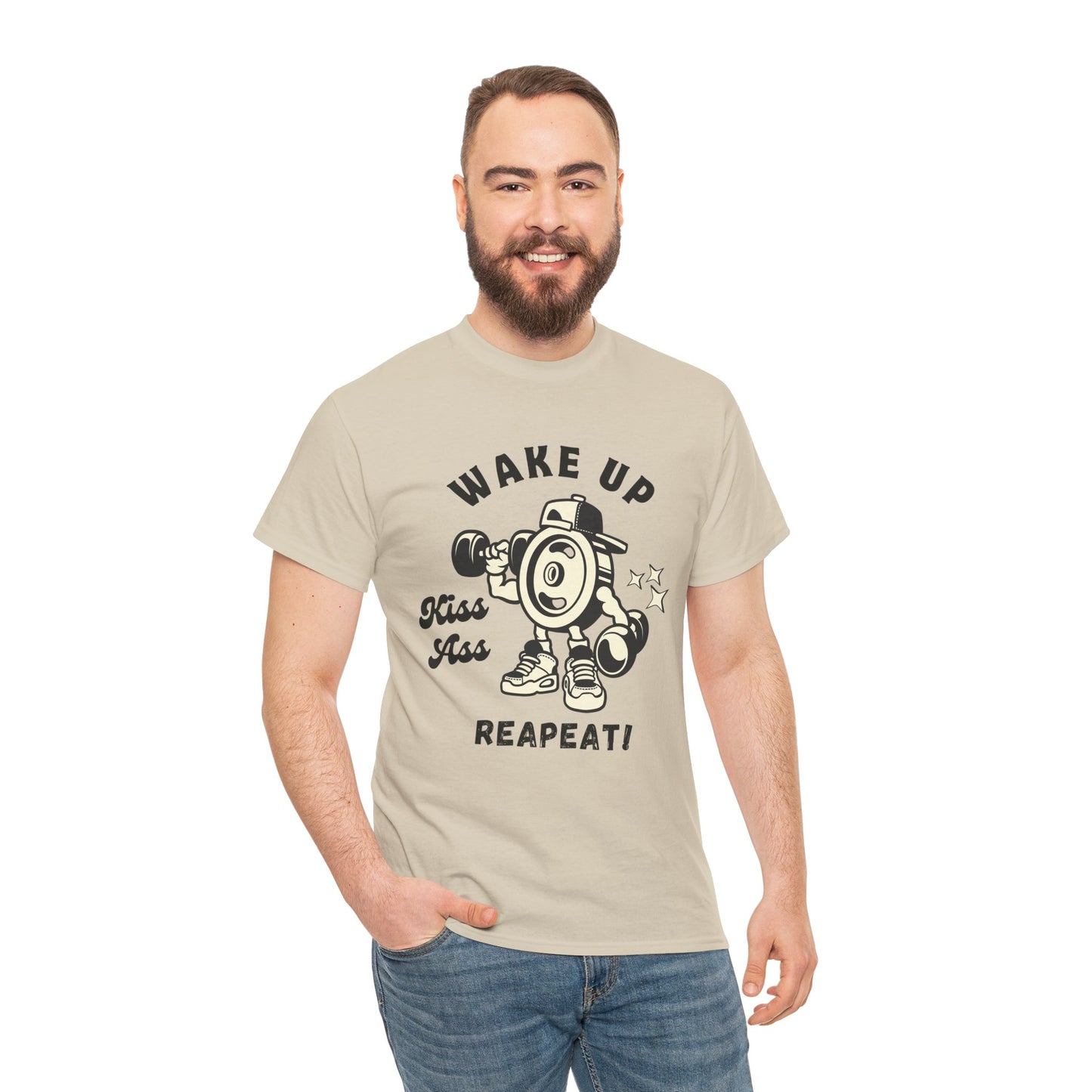 Wake Up Kiss Ass Reapeat - Flashlander Gym Shirt