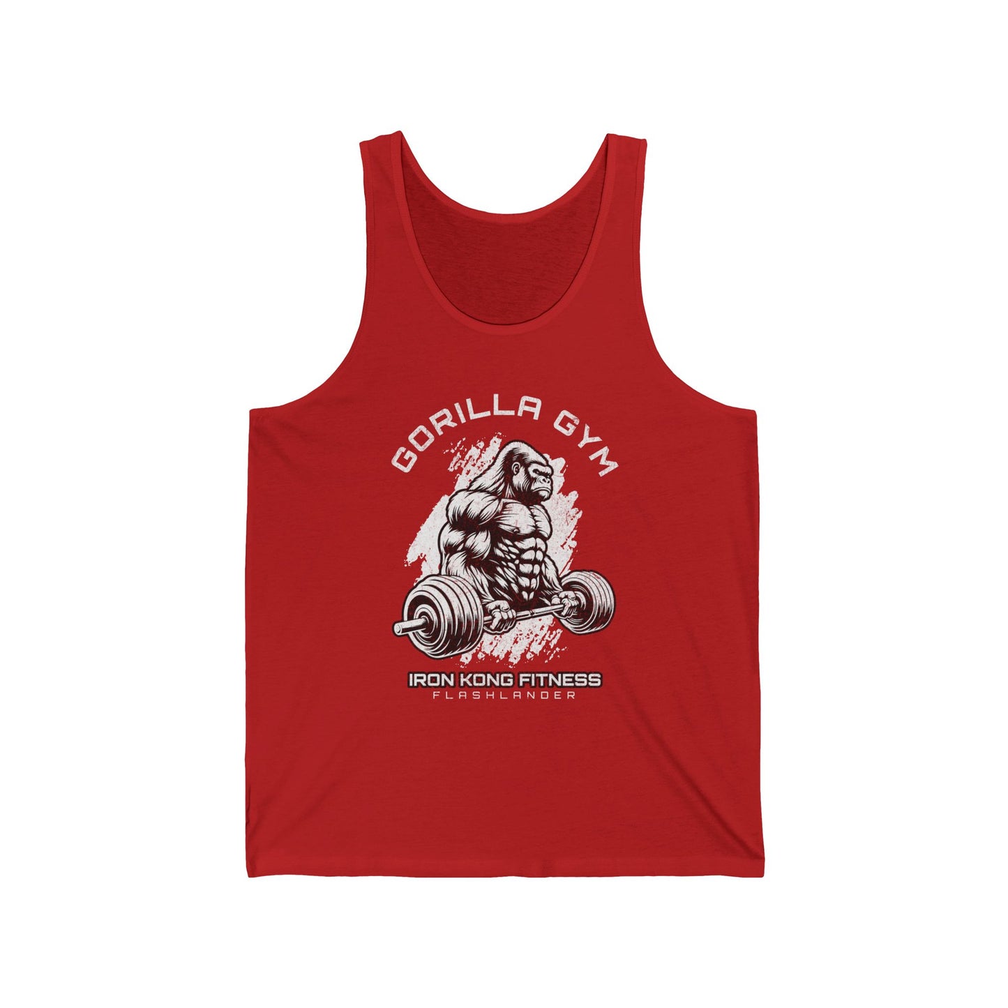 Gorilla Gym Flashlander Bodybuilding Cotton Unisex Jersey Tank Chacoral