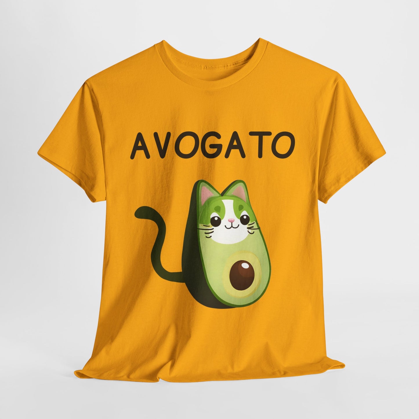 Avogato Funny Avocado Cat Face - Flashlander Gym Shirt