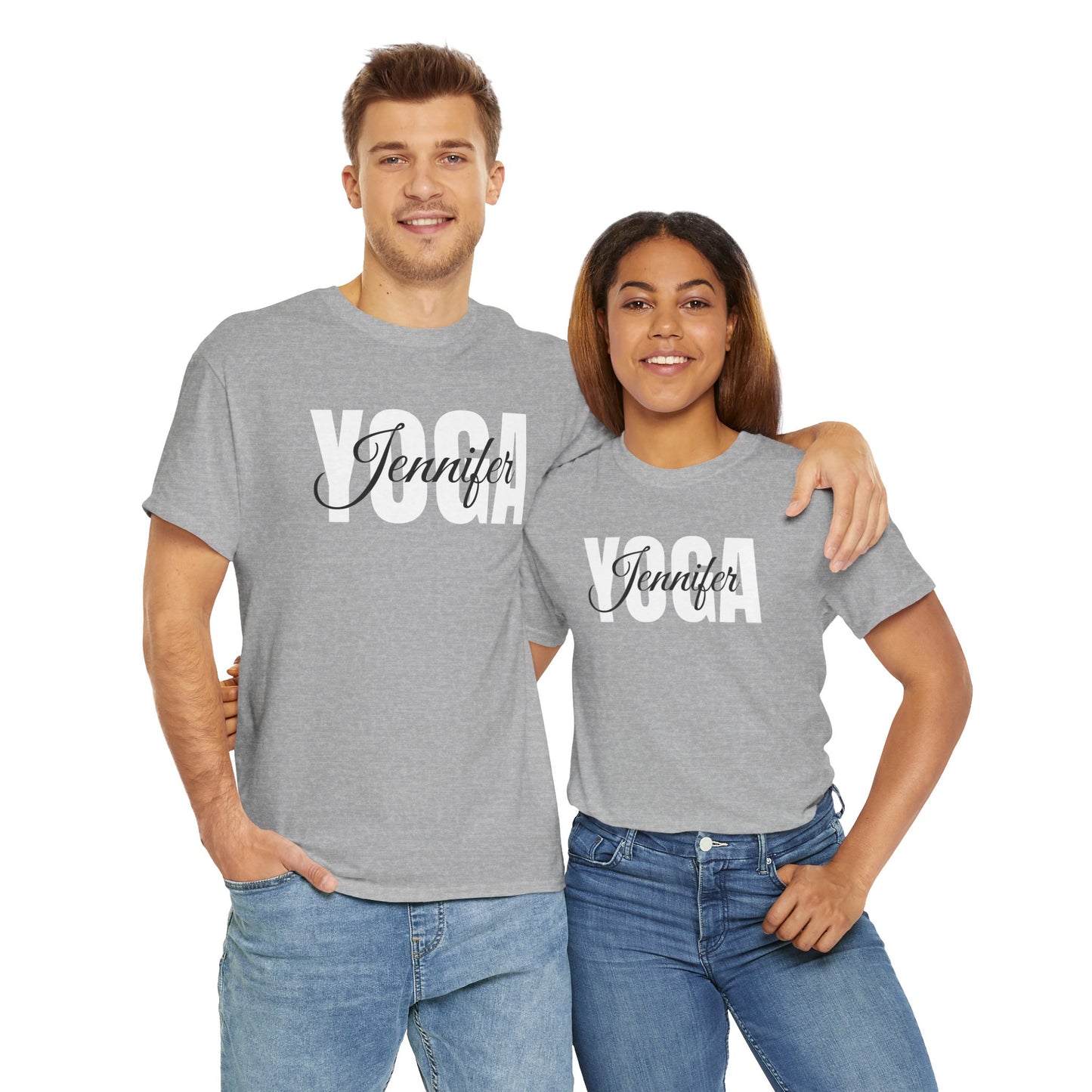 Personalized Yoga Shirt with Custom Name - Flashlander Gym Tee