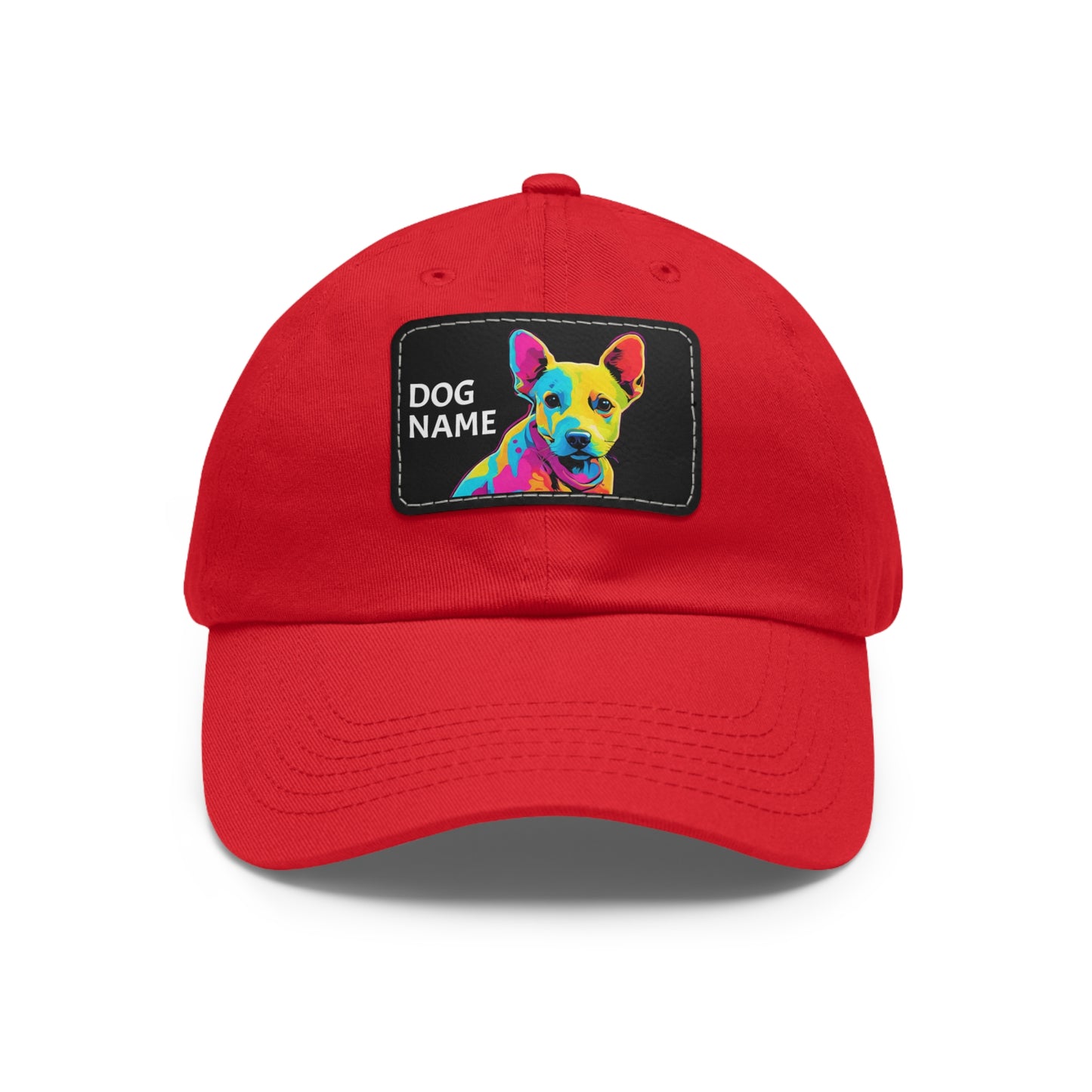 Pigbull Dog Hat Sportswear Cap Pigbull Pop Art Hat Dad Hat with Patch (Rectangle) Baseball Cap Pigbull Cap Pigbull Hat Pigbull Dog Hat Pigbull Dog Cap