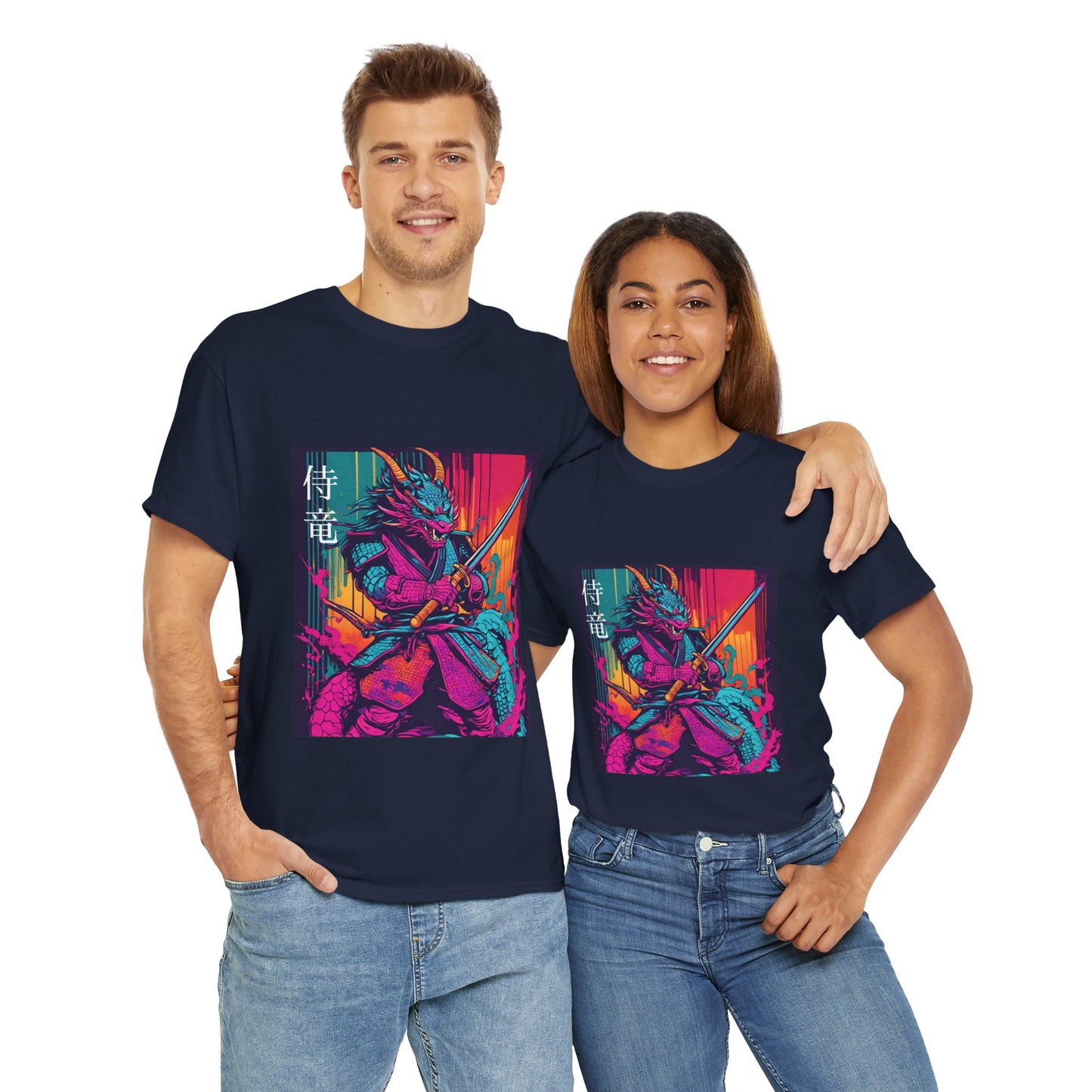 Dragon Samurai Pop Art - Flashlander Gym Shirt