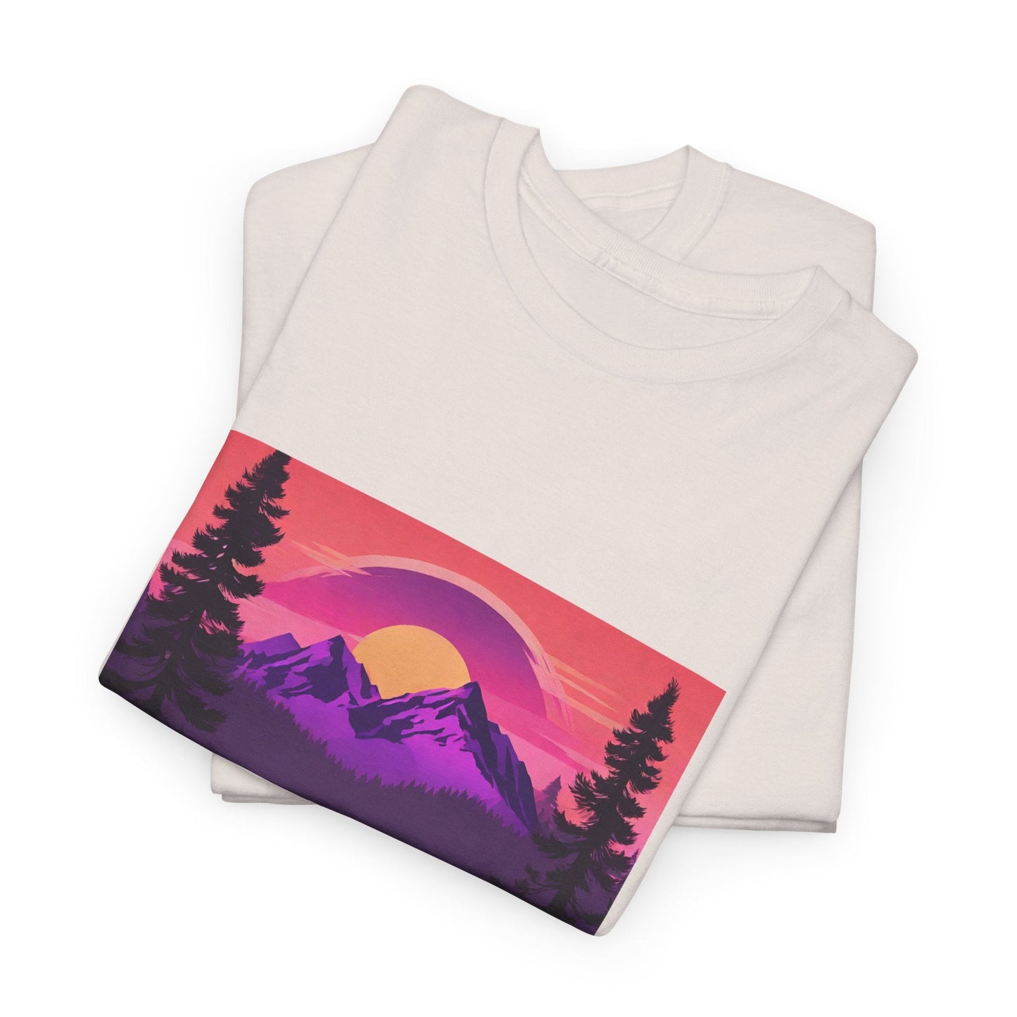 Bear Majestic Sunset Graphic Tee Flashlander