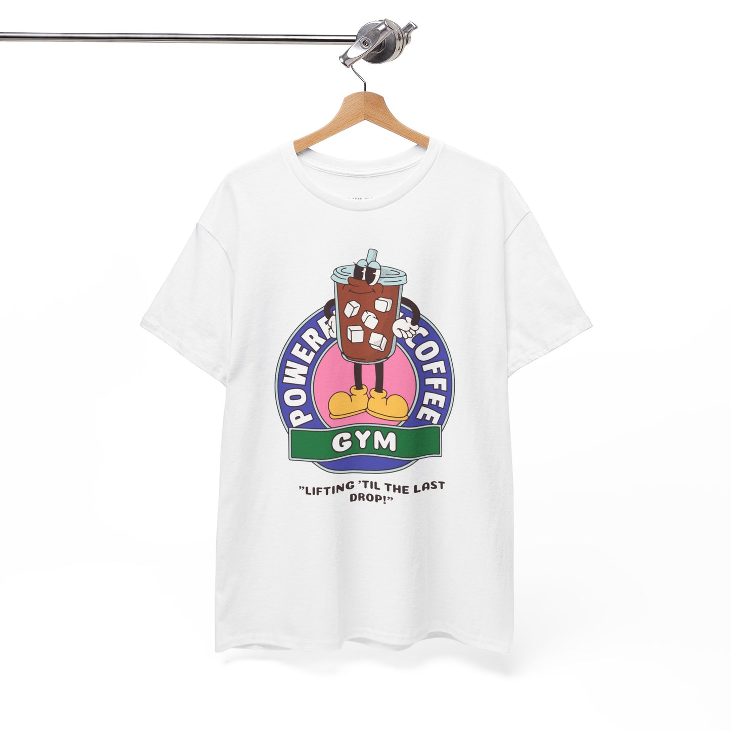 Power By Coffee Lifting 'Til The Last Drop   - Flashlander Gym Shirt