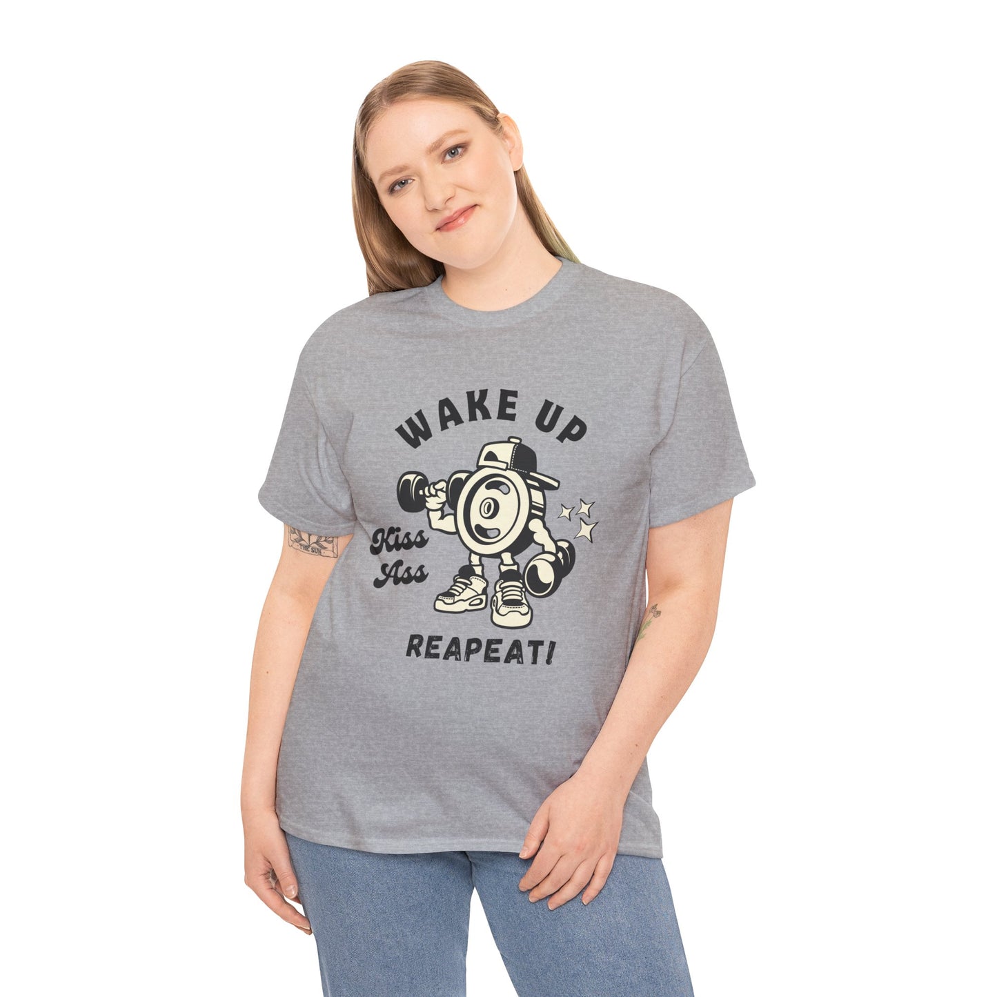 Wake Up Kiss Ass Reapeat - Flashlander Gym Shirt