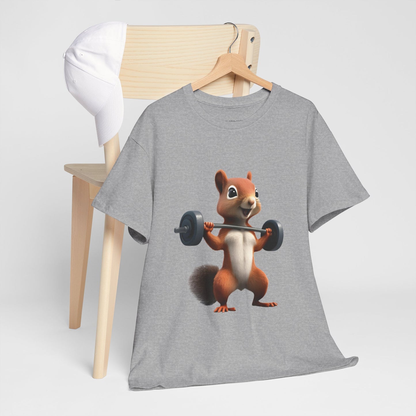 Squirrel Weightlifting Vintage Gym Shirt - Flashlander Graphic Tee