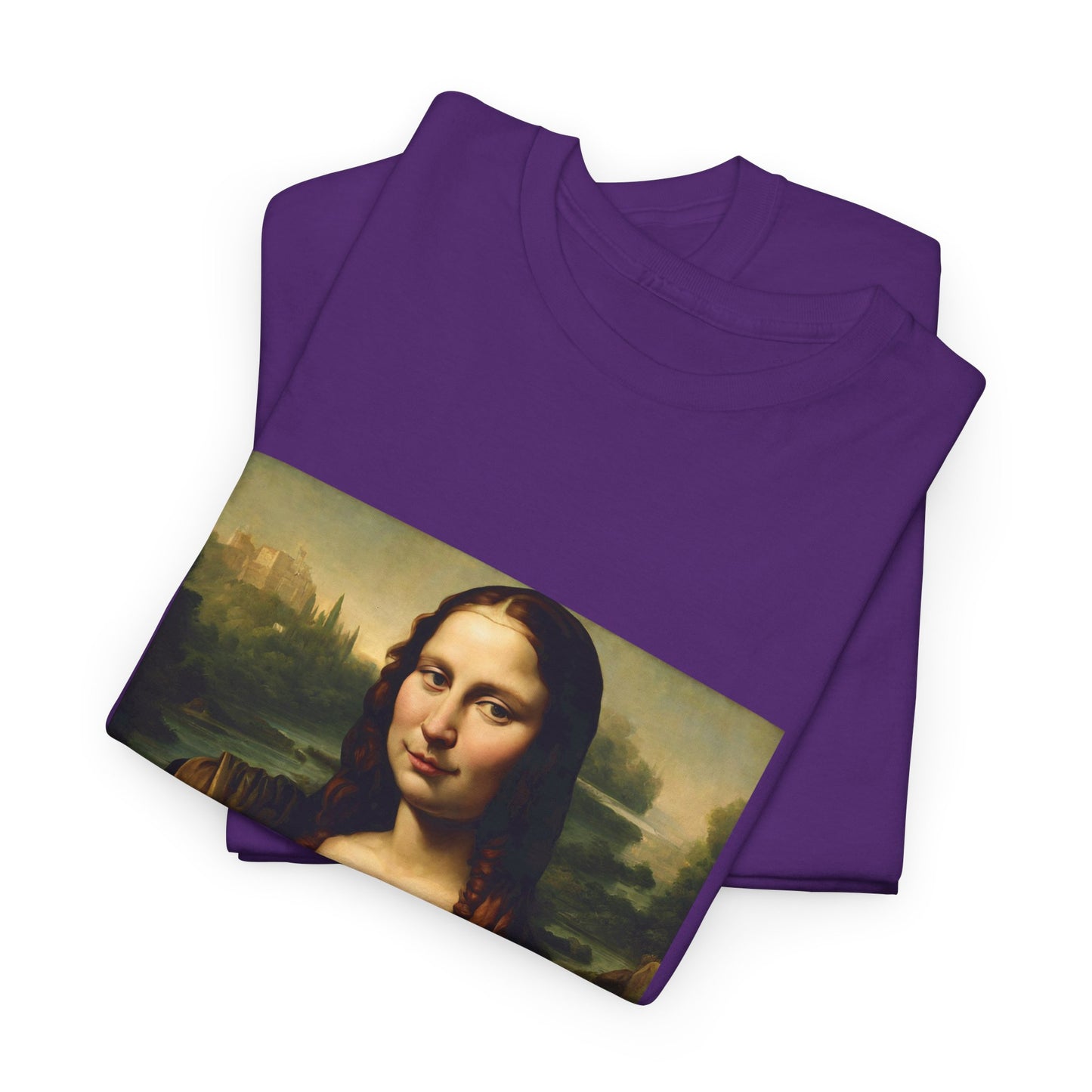 Mona Lisa with Cat - Flashlander Gym Shirt