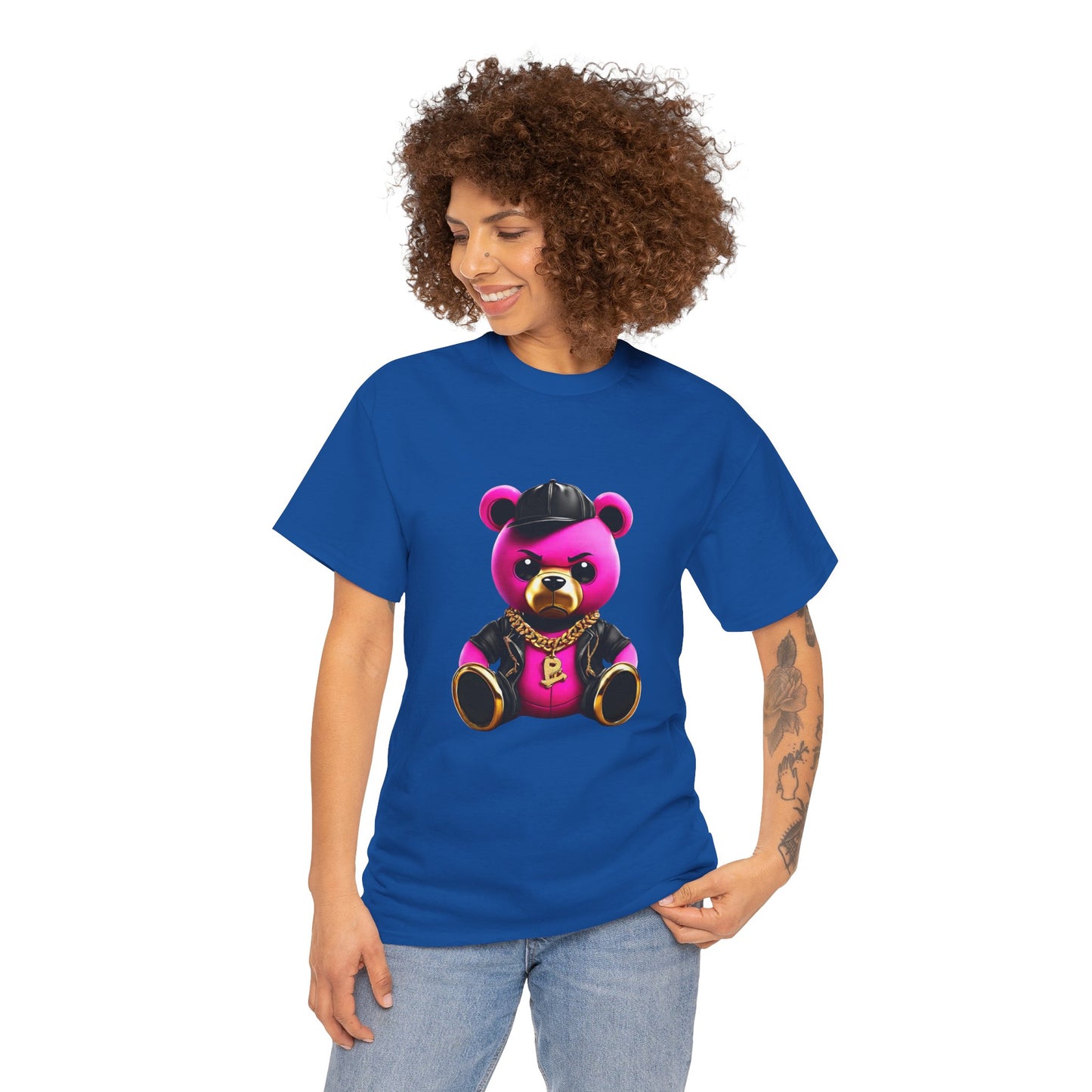 Teddy Bear Hip-Hop Fury Graphic Tee Flashlander