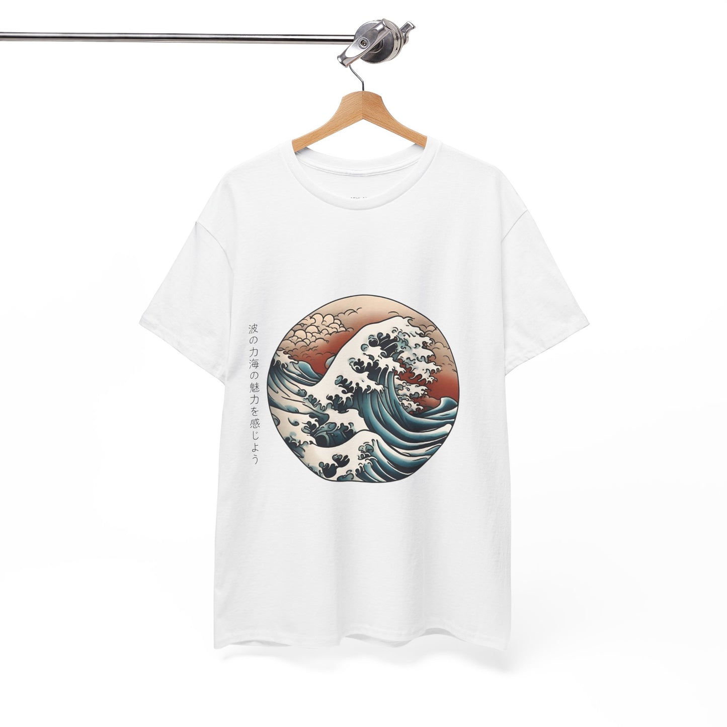 Japanese Sea Waves with Custom Japanese Name - Flashlander Gym Shirt