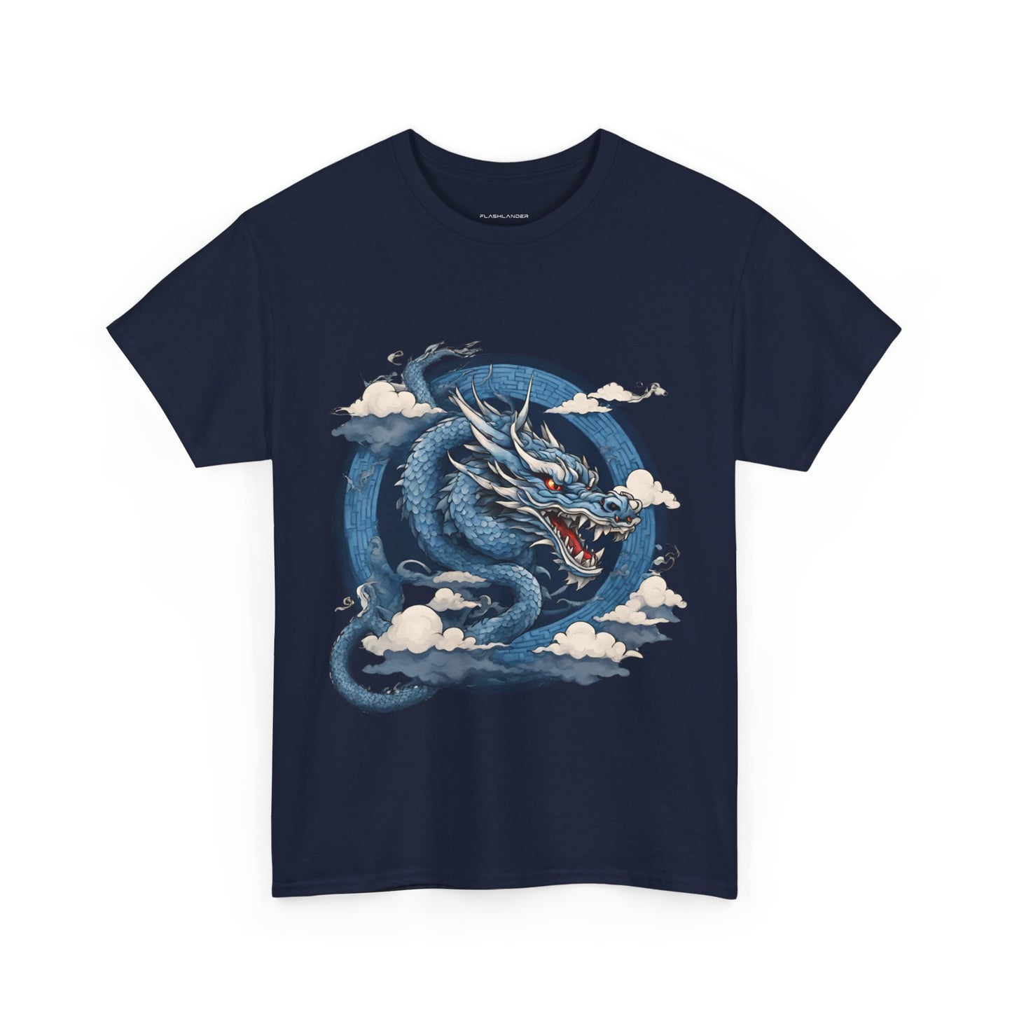 Dragon bleu japonais - T-shirt de sport Flashlander