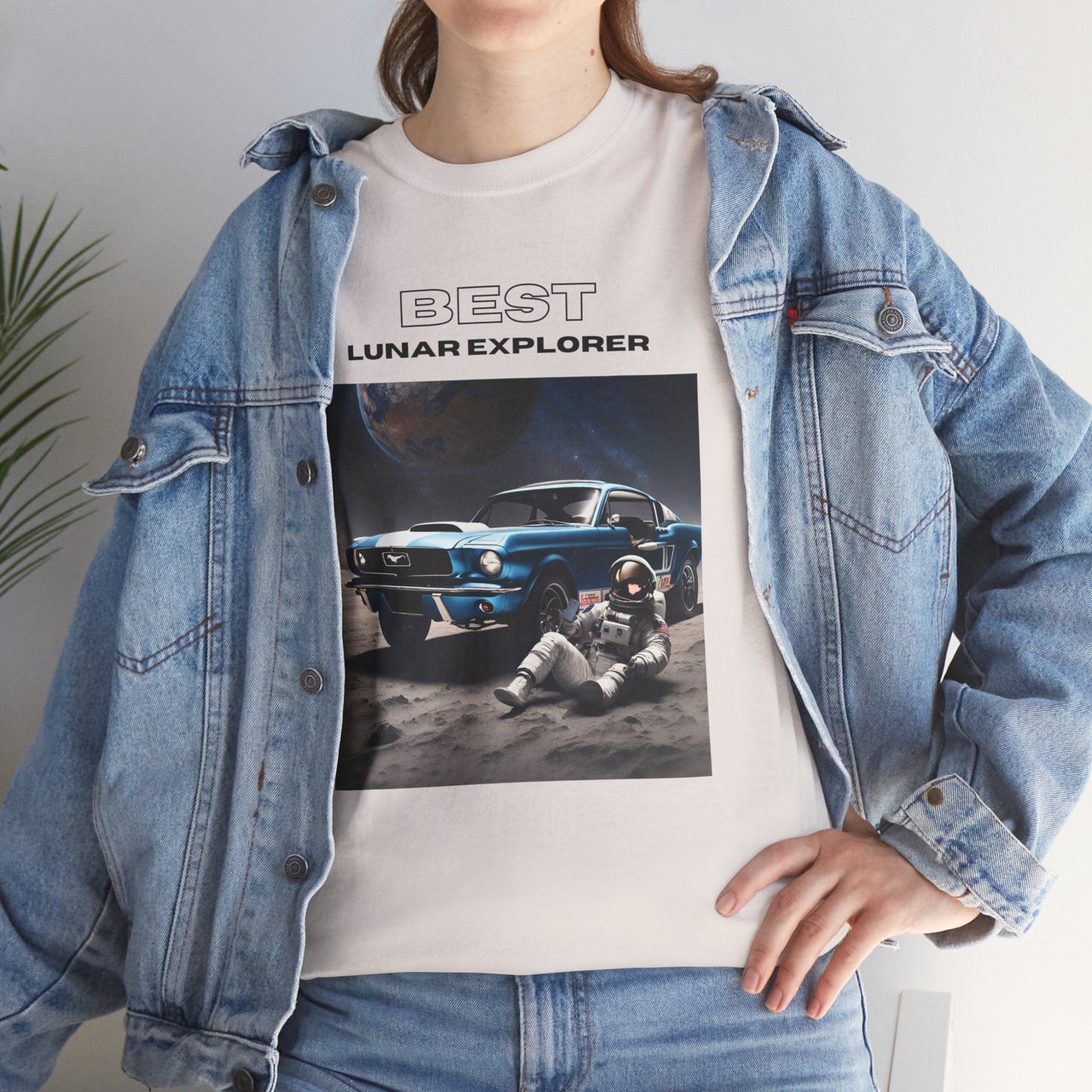 Astronaut Adventure Best Lunar Explorer Graphic Tee Flashlander