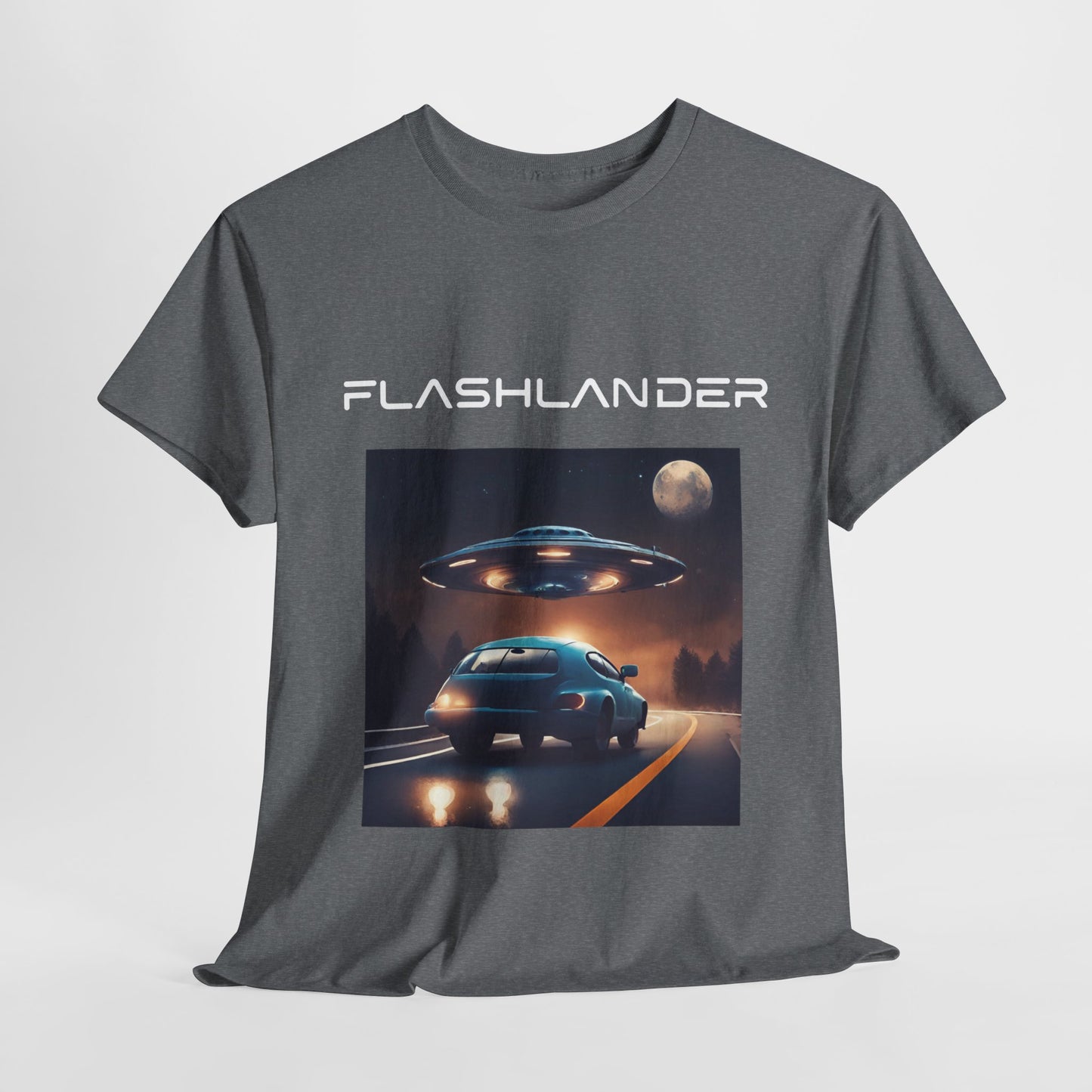 Retro UFO Alien Flashlander Gym Shirt