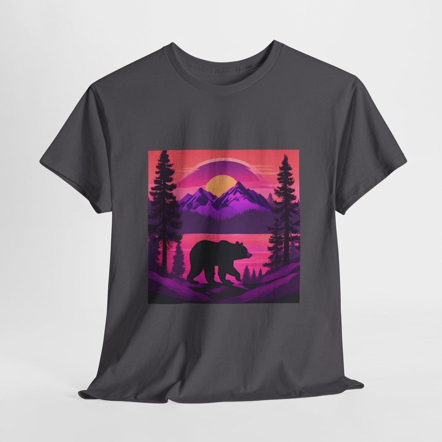 T-shirt graphique Bear Majestic Sunset Flashlander