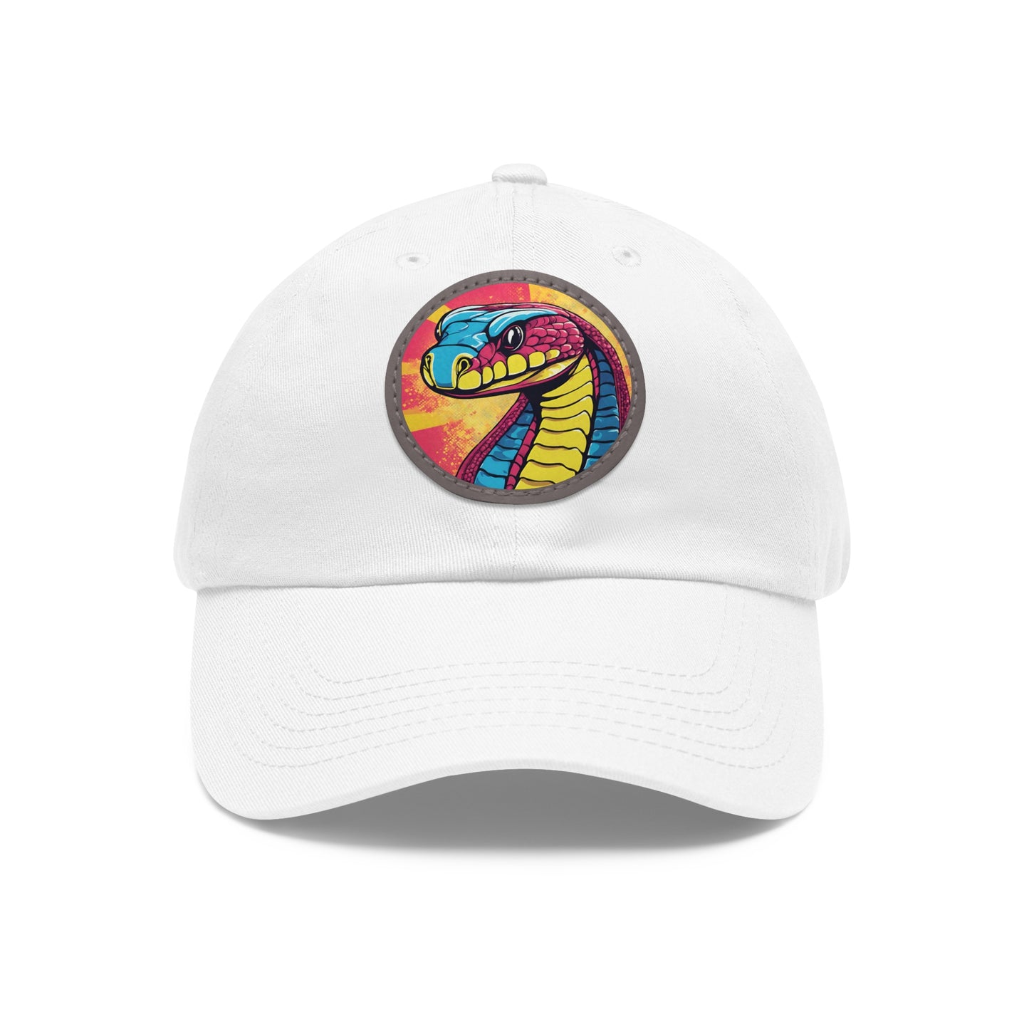 Cobra Hat Cobra Cap Cobra Kai Cobra Snake Art Pop Dad Hat with Patch (Round) Baseball Black Mamba Cap Snake Cap Snake Hat Custom Cap Flashlander