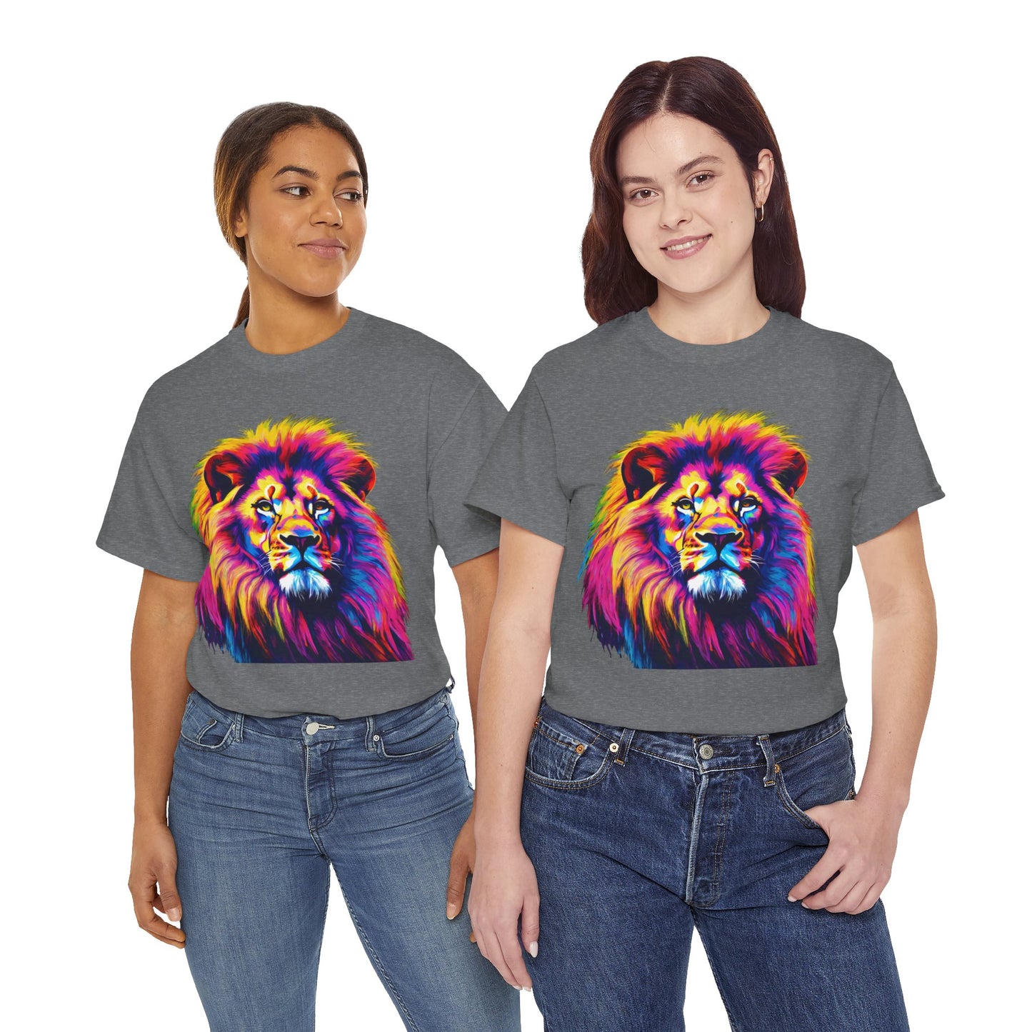 Lion Art Pop T-Shirt Flashlander