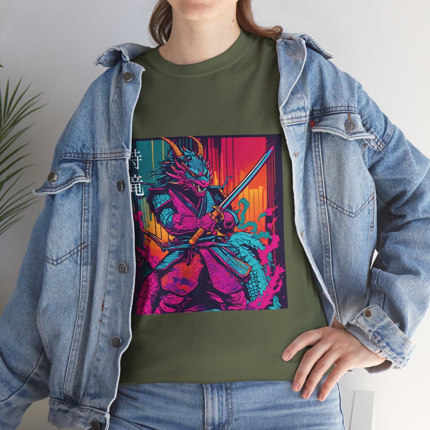 Dragon Samurai Pop Art - Flashlander Gym Shirt