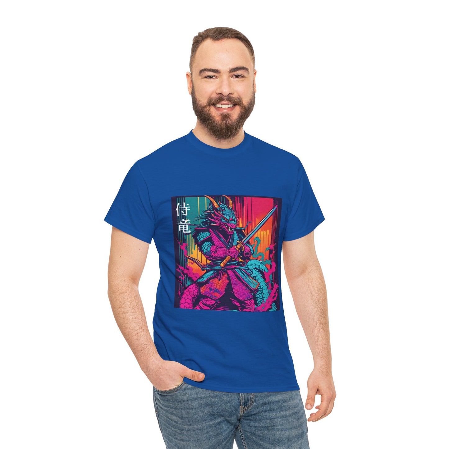 Dragon Samurai Pop Art - Flashlander Gym Shirt