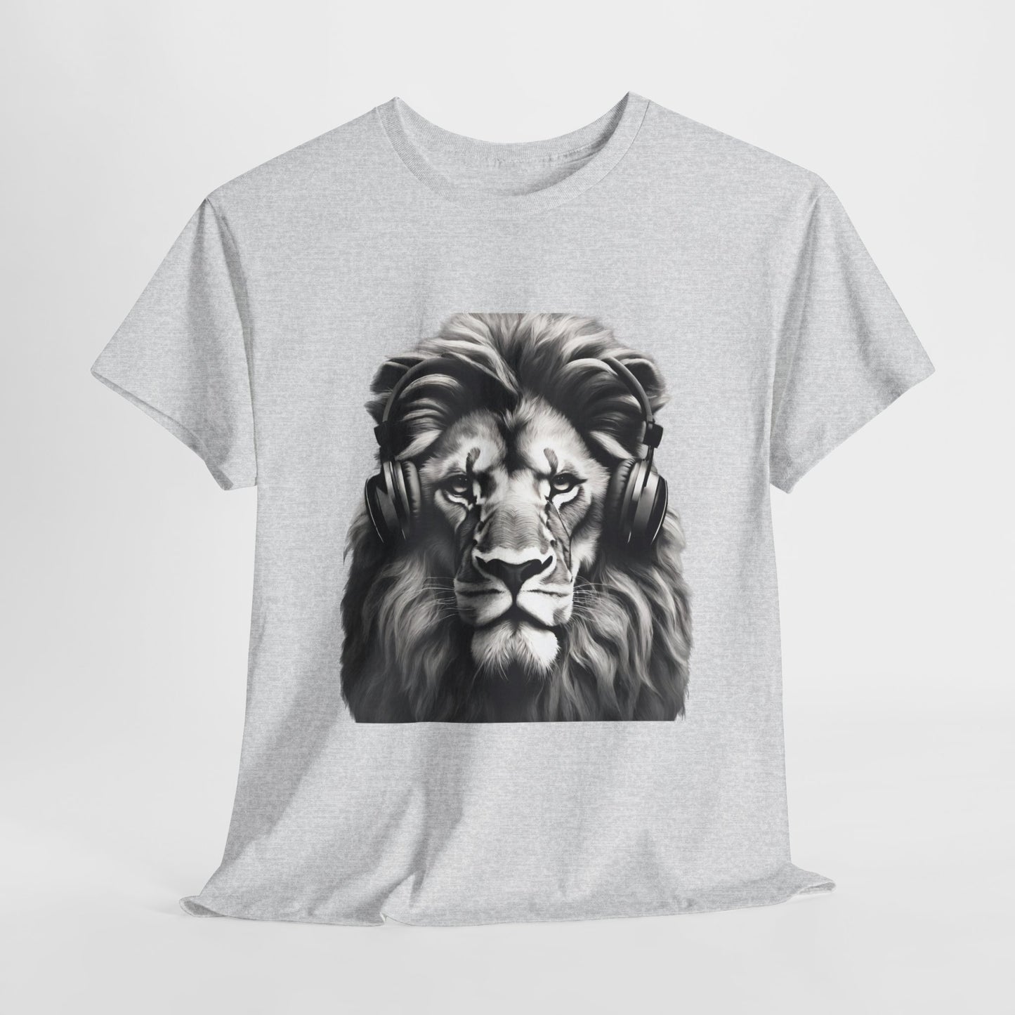 Lion Training with Headphones - Flashlander Gym Shirt