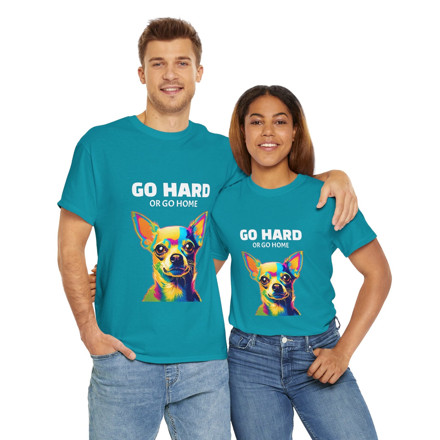 Chihuahua Dog Pop Art - Go Hard or Go Home Flashlander Gym Shirt