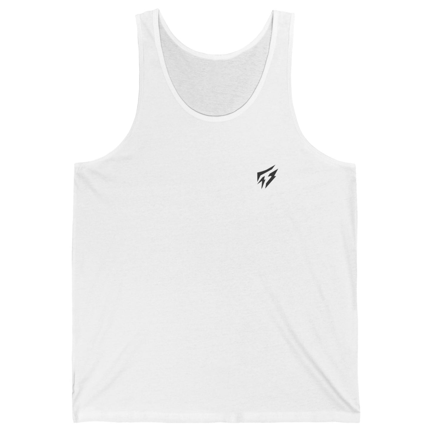 Flashlander Thunder Gym Rooster Bodybuilding Cotton Unisex Jersey Tank White