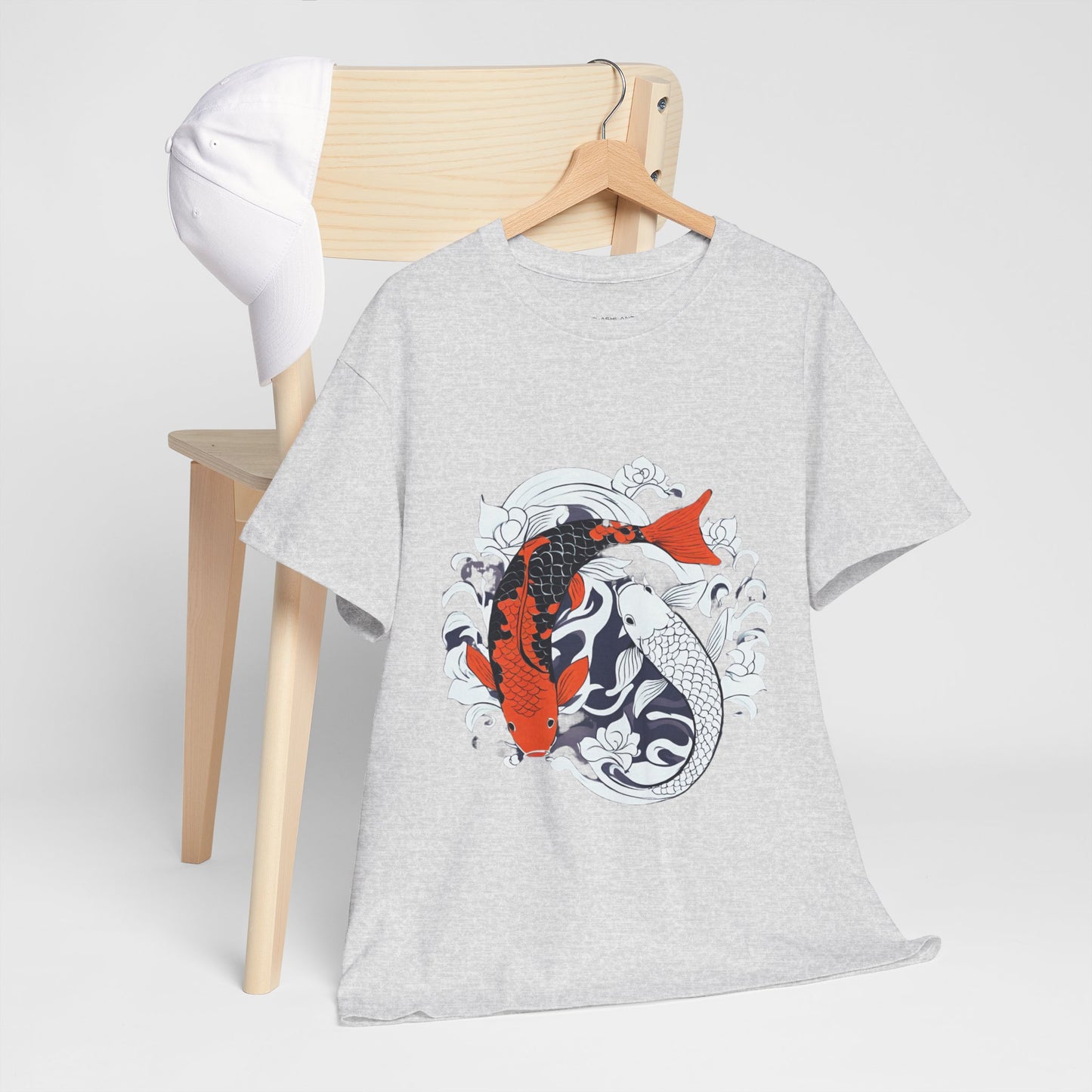 Yin Yang Japanese Koi Fish Flashlander Gym Shirt