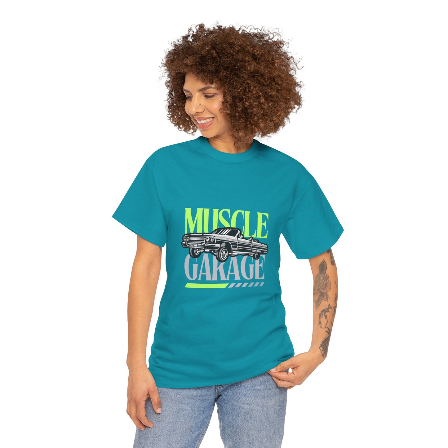 Garage de voitures vintage Muscle - T-shirt de sport Flashlander