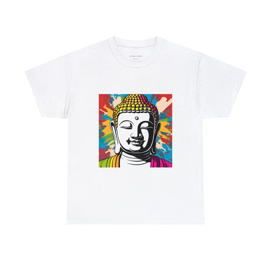 Camiseta de arte pop de Buda Camisas frescas de Buda Estatua de Buda Camiseta gráfica vintage Camisa budista Camisas de yoga para hombres Mujeres Niños Camisa Namaste Sabiduría Camiseta unisex de algodón pesado Flashlander