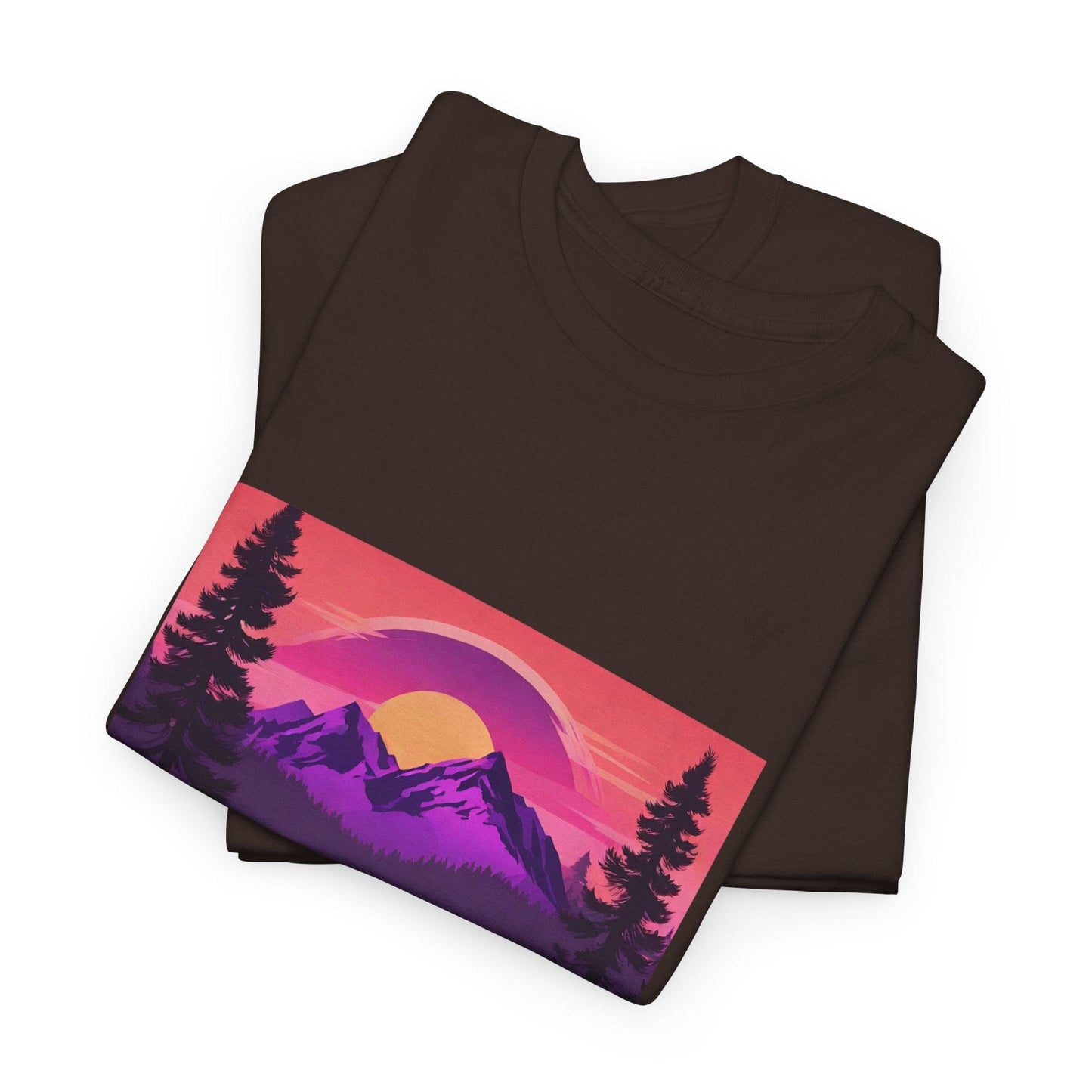 T-shirt graphique Bear Majestic Sunset Flashlander