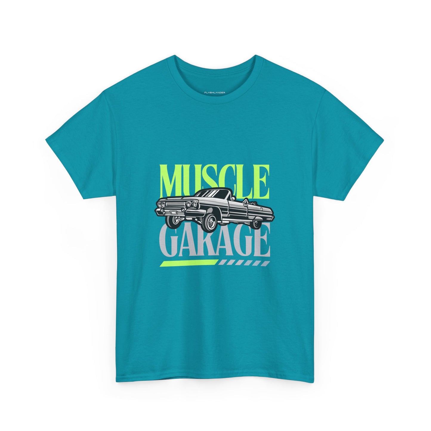 Garage de voitures vintage Muscle - T-shirt de sport Flashlander