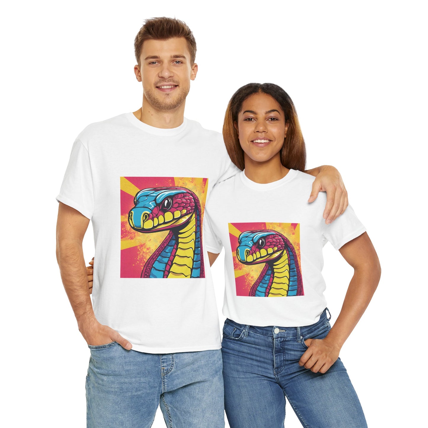 Cobra Snake Pop Art - Flashlander Gym Shirt