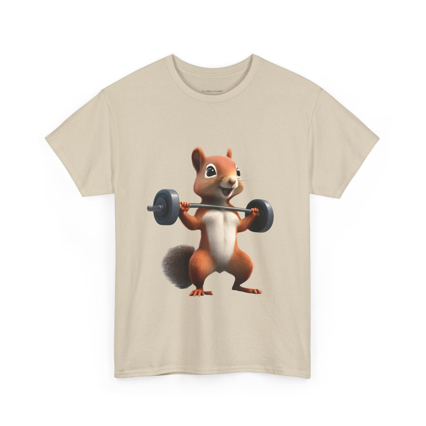 Squirrel Weightlifting Vintage Gym Shirt - Flashlander Graphic Tee