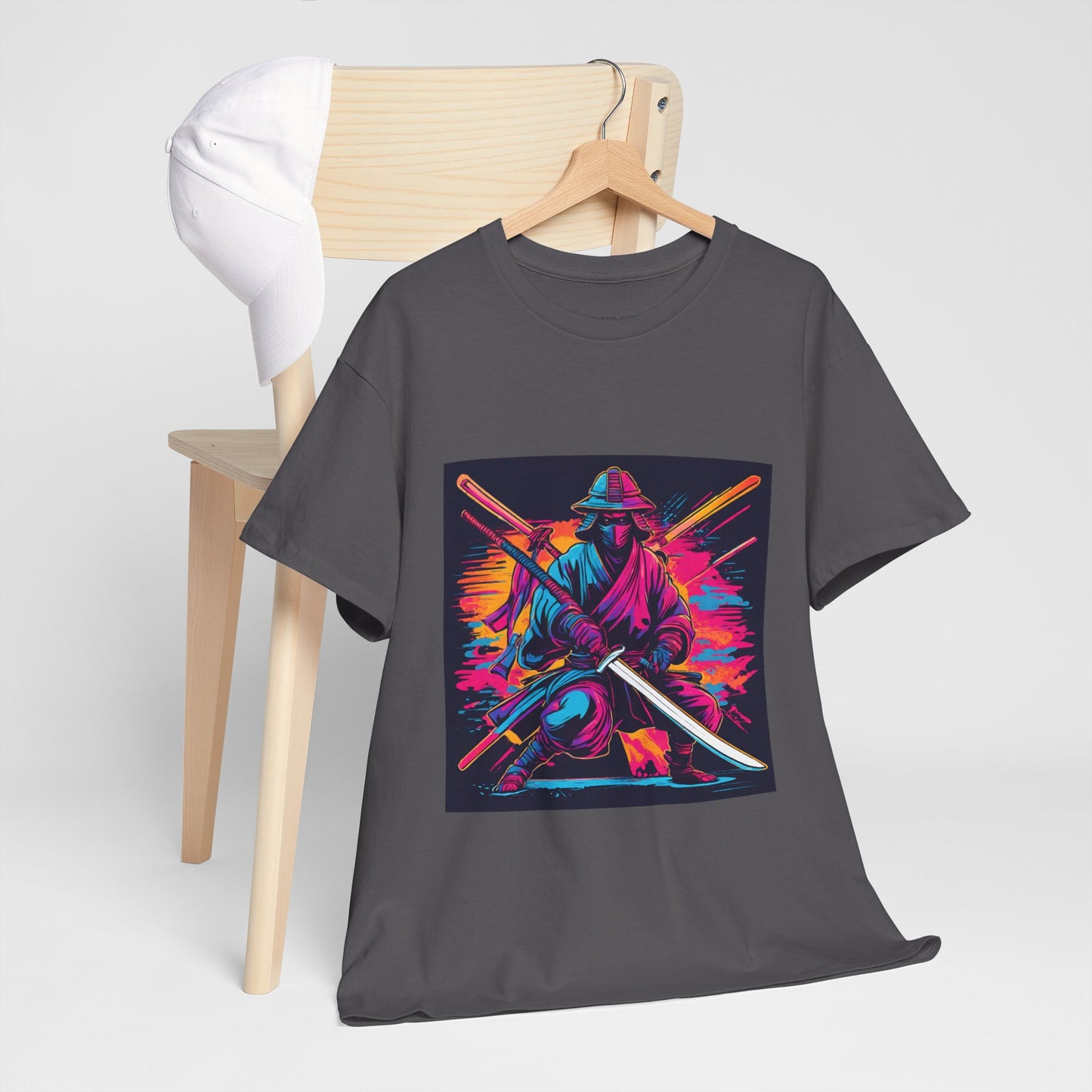 Samurai Warrior Sunset - Flashlander Gym Shirt