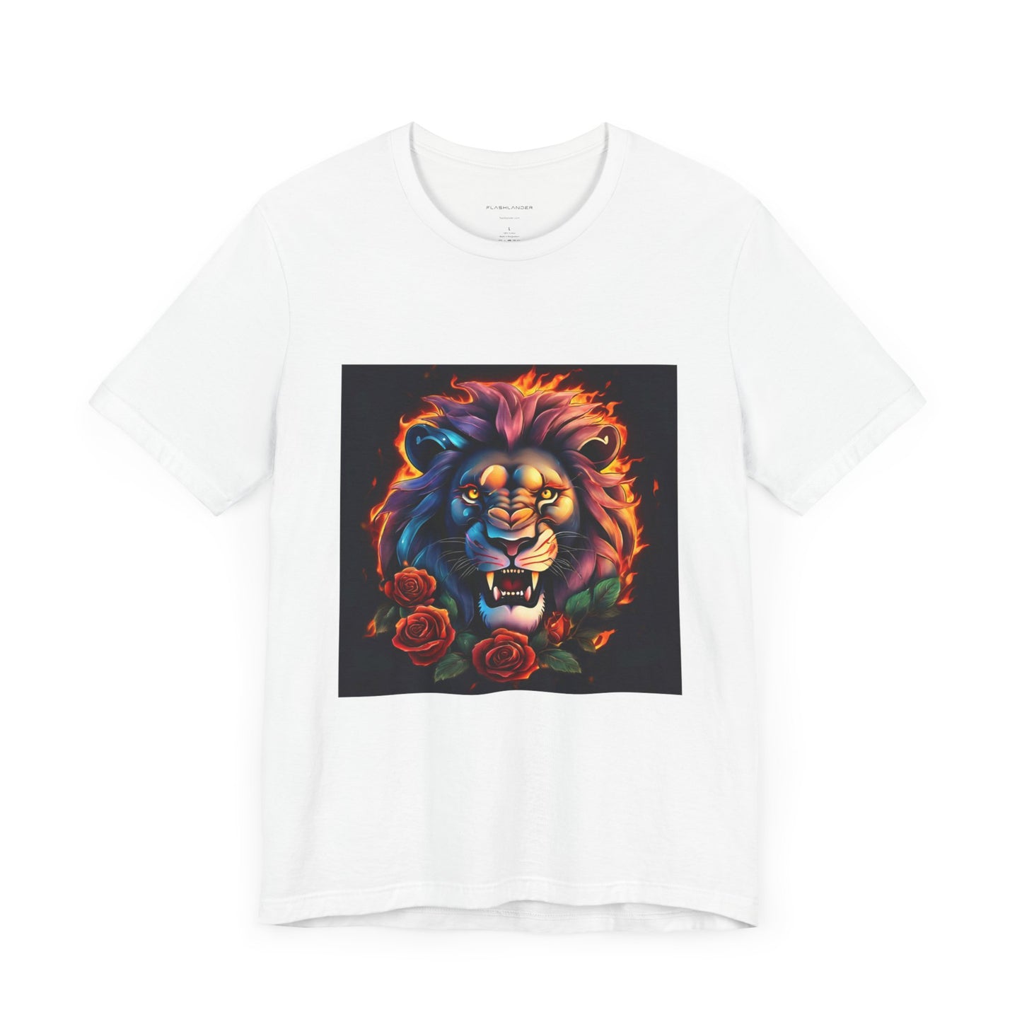 Brave Lion Flames Flashlander Gym Shirt