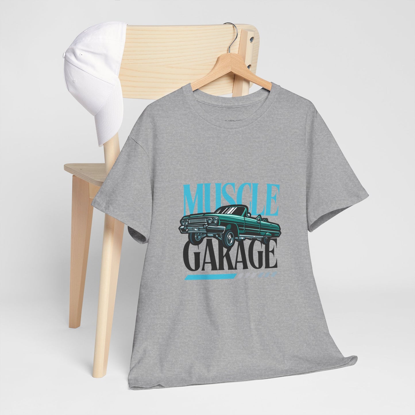 Garage de voitures vintage Muscle - T-shirt de sport Flashlander