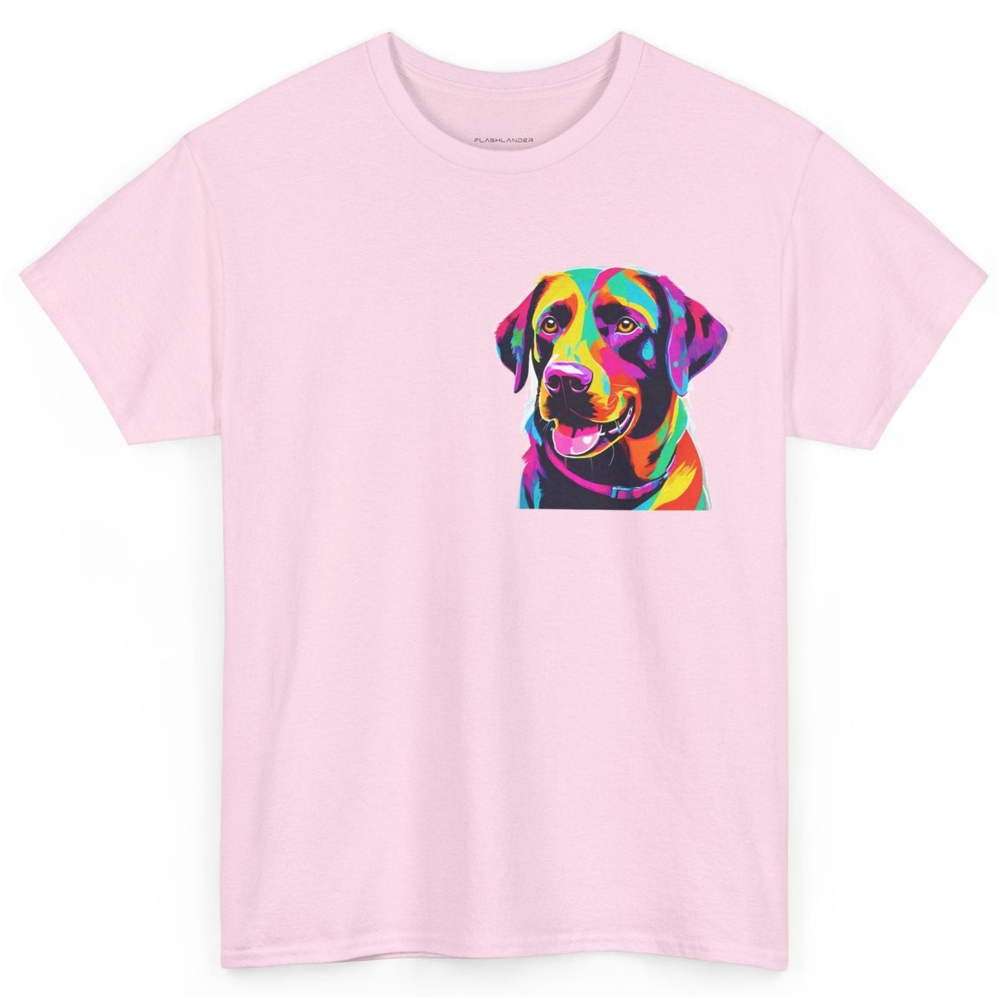 Pop Art Lab Dog in the Heart Flashlander Gym Shirt