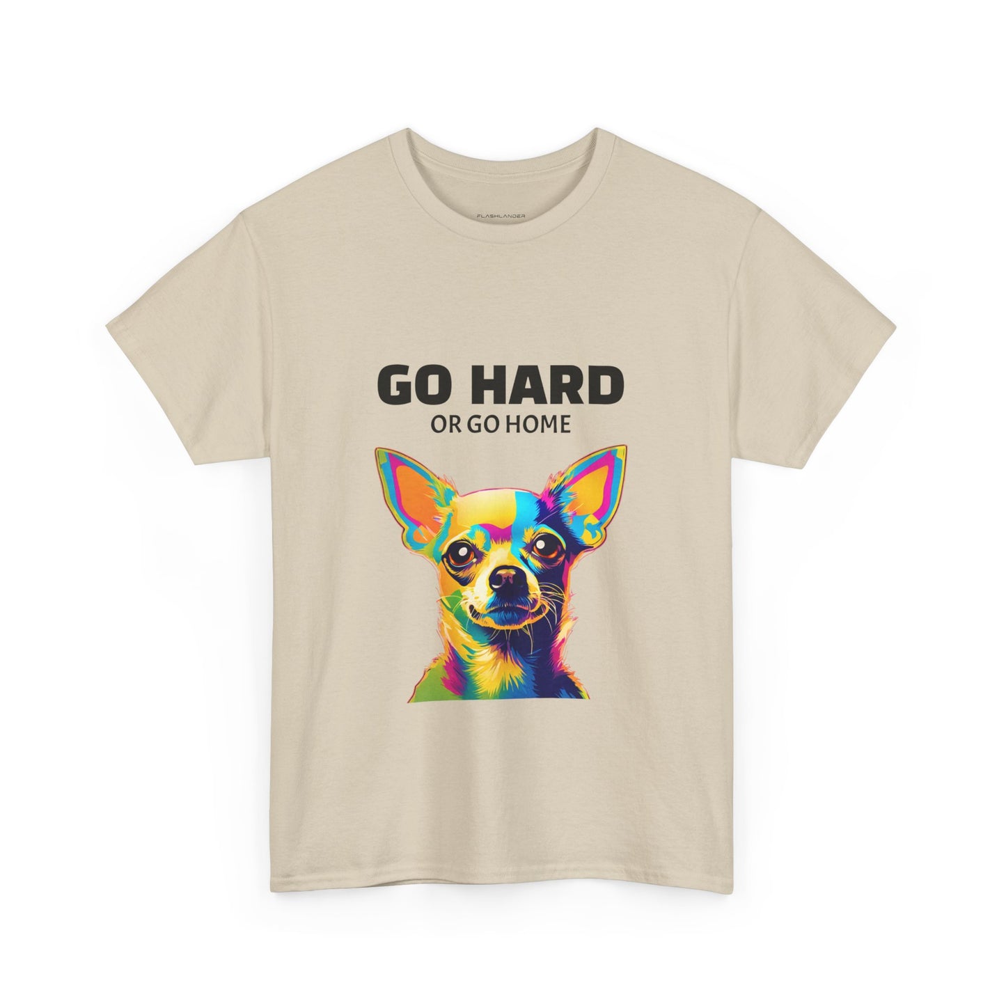 Chihuahua Dog Pop Art - Go Hard or Go Home Flashlander Gym Shirt