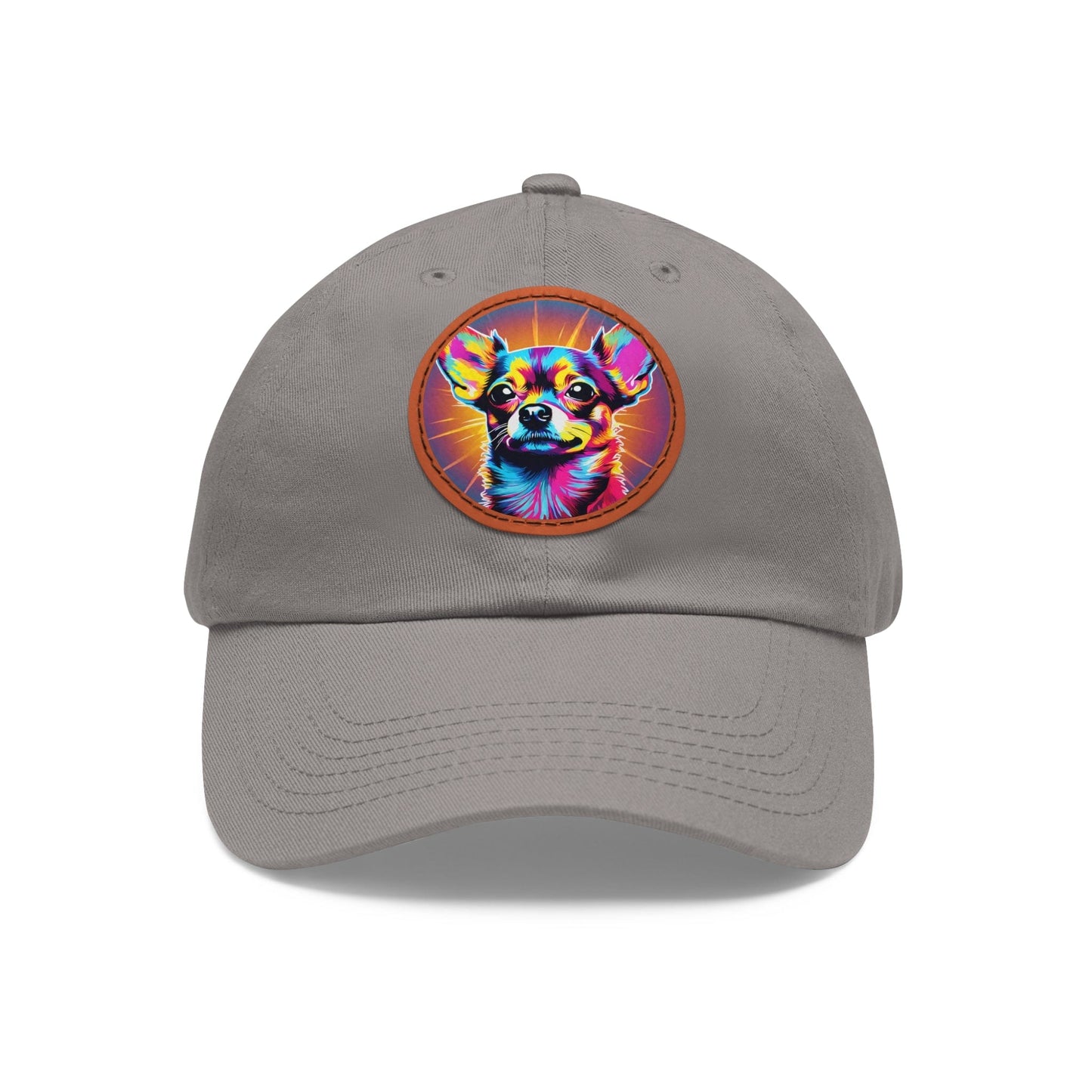 Chihuahua Dog Hat Sportswear Cap Chihuahua Cap Chihuahua Art Pop Hat Dad Hat with Patch (Round) Baseball Cap Custom Hat Flashlander