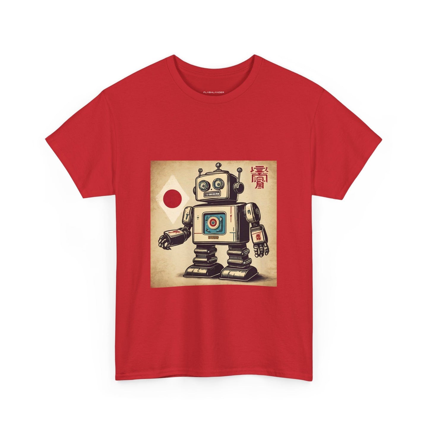 Camiseta deportiva con diseño de robot japonés vintage - Flashlander