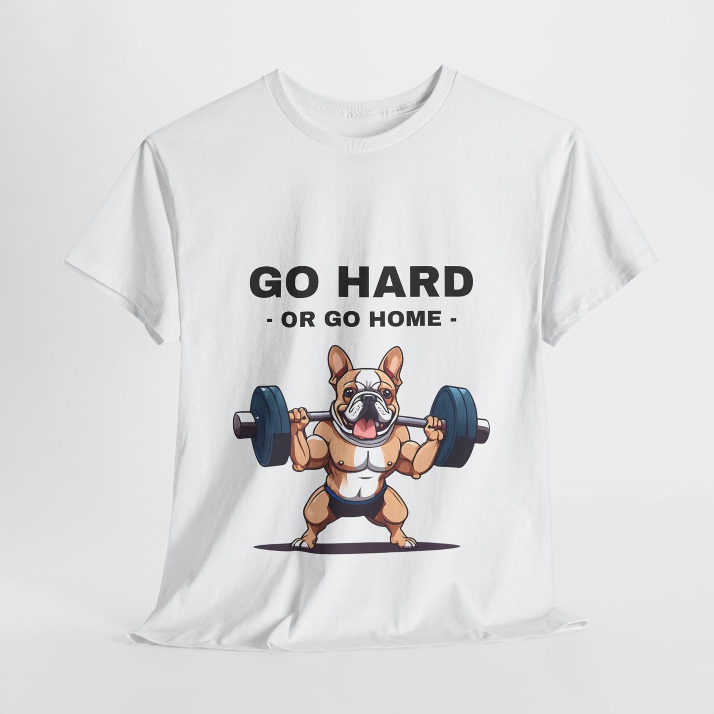 Muscular French Bulldog Dog Bodybuilding  - Flashlander Gym Shirt