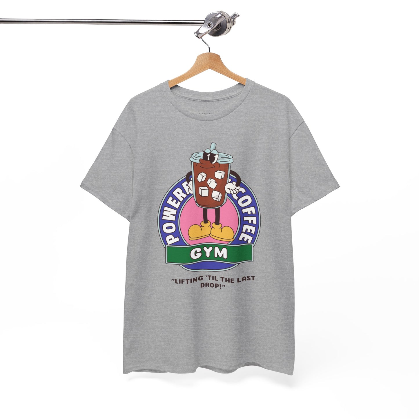 Power By Coffee Lifting 'Til The Last Drop   - Flashlander Gym Shirt