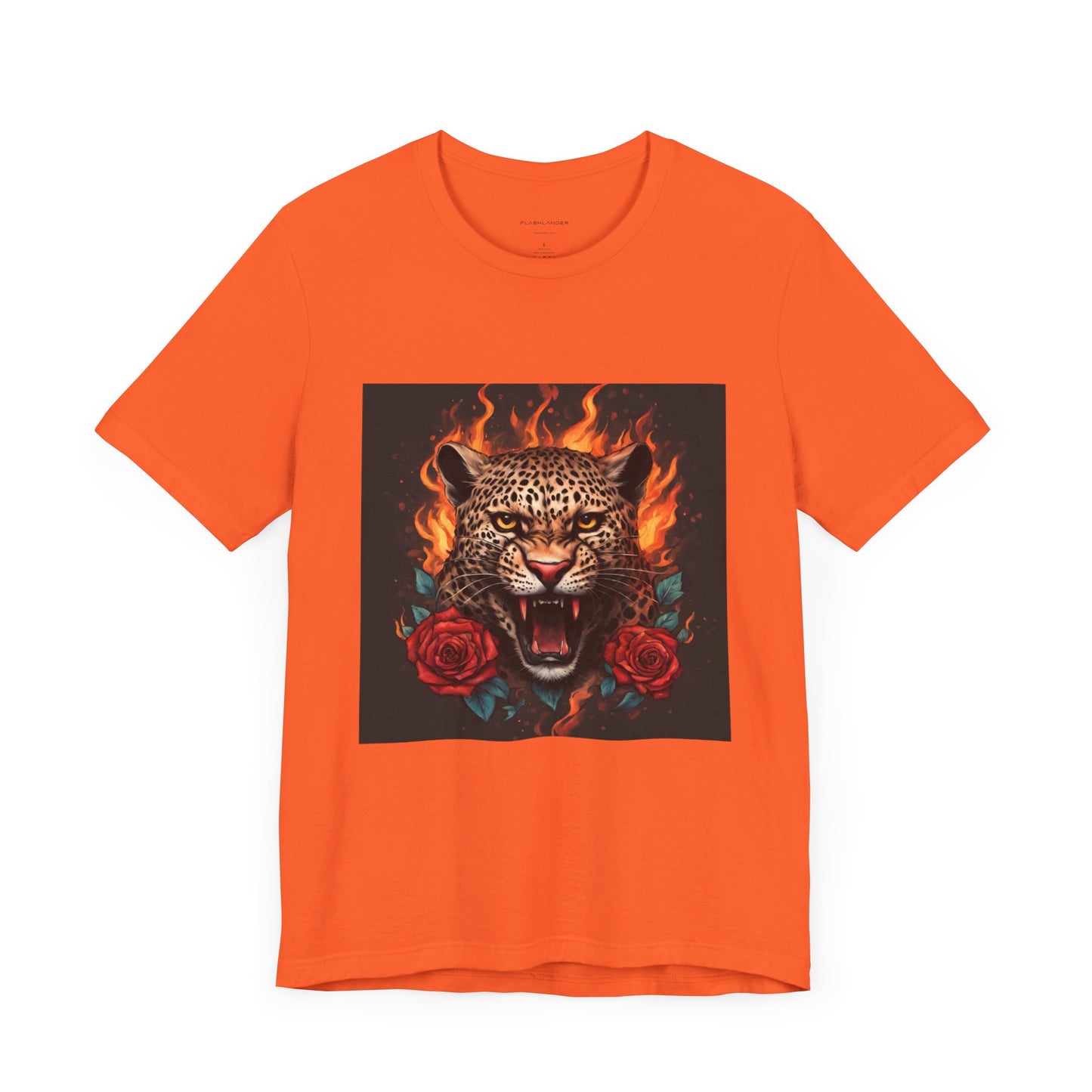 Leopard Flames Flashlander Gym Shirt