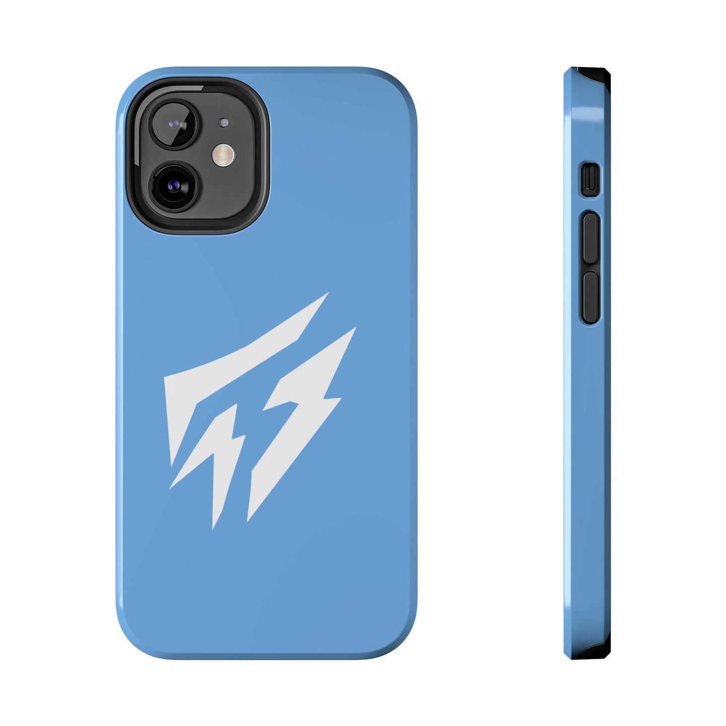 Flashlander Thunders Tough Phone Cases for all Iphone and Samsung Galaxy Light Blue