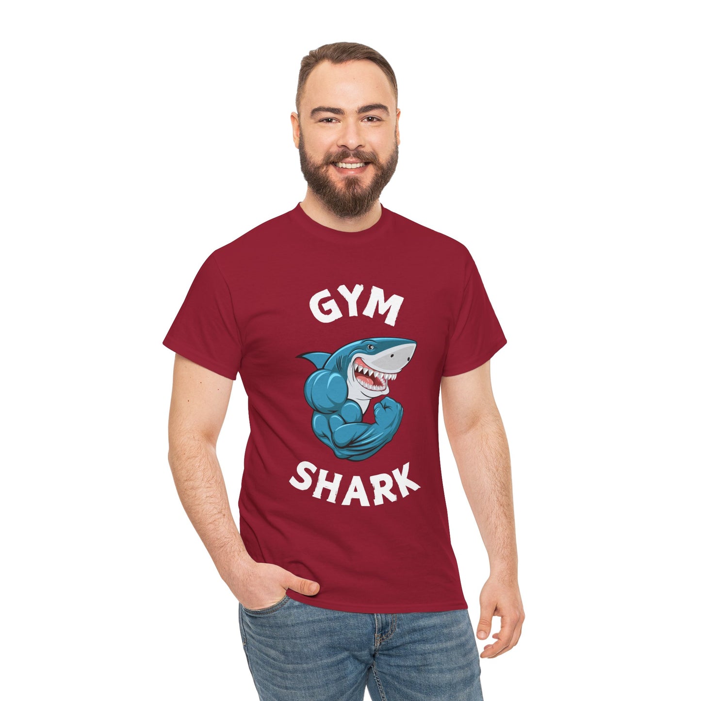 Muscle Gym Shark Bodybuilder Shirt - Flashlander