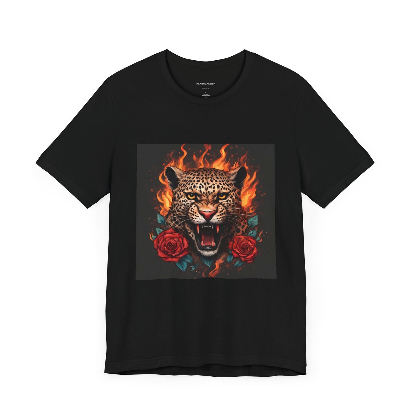 Leopard Flames Flashlander Gym Shirt