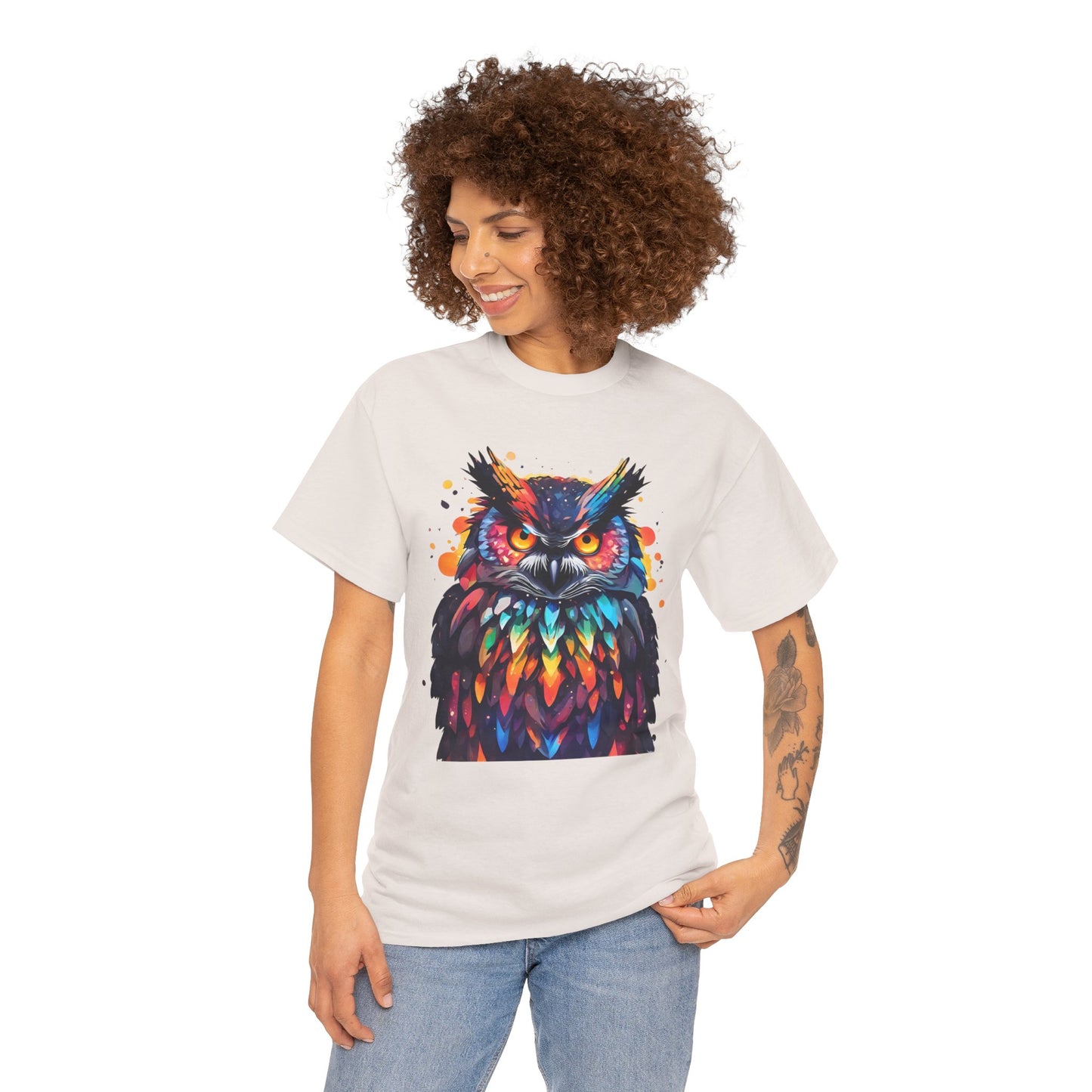 Owl Feathered Symphony Flashlander Gym Shirt