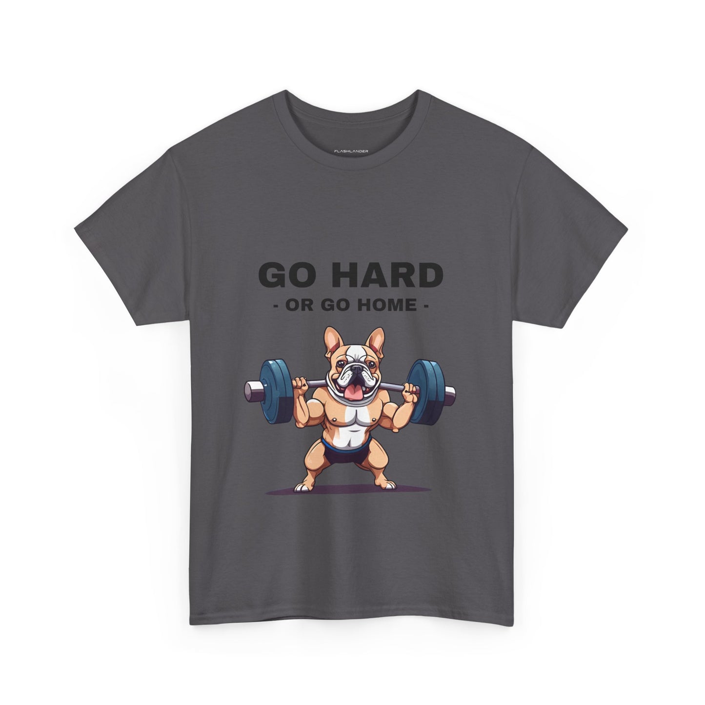 Muscular French Bulldog Dog Bodybuilding  - Flashlander Gym Shirt