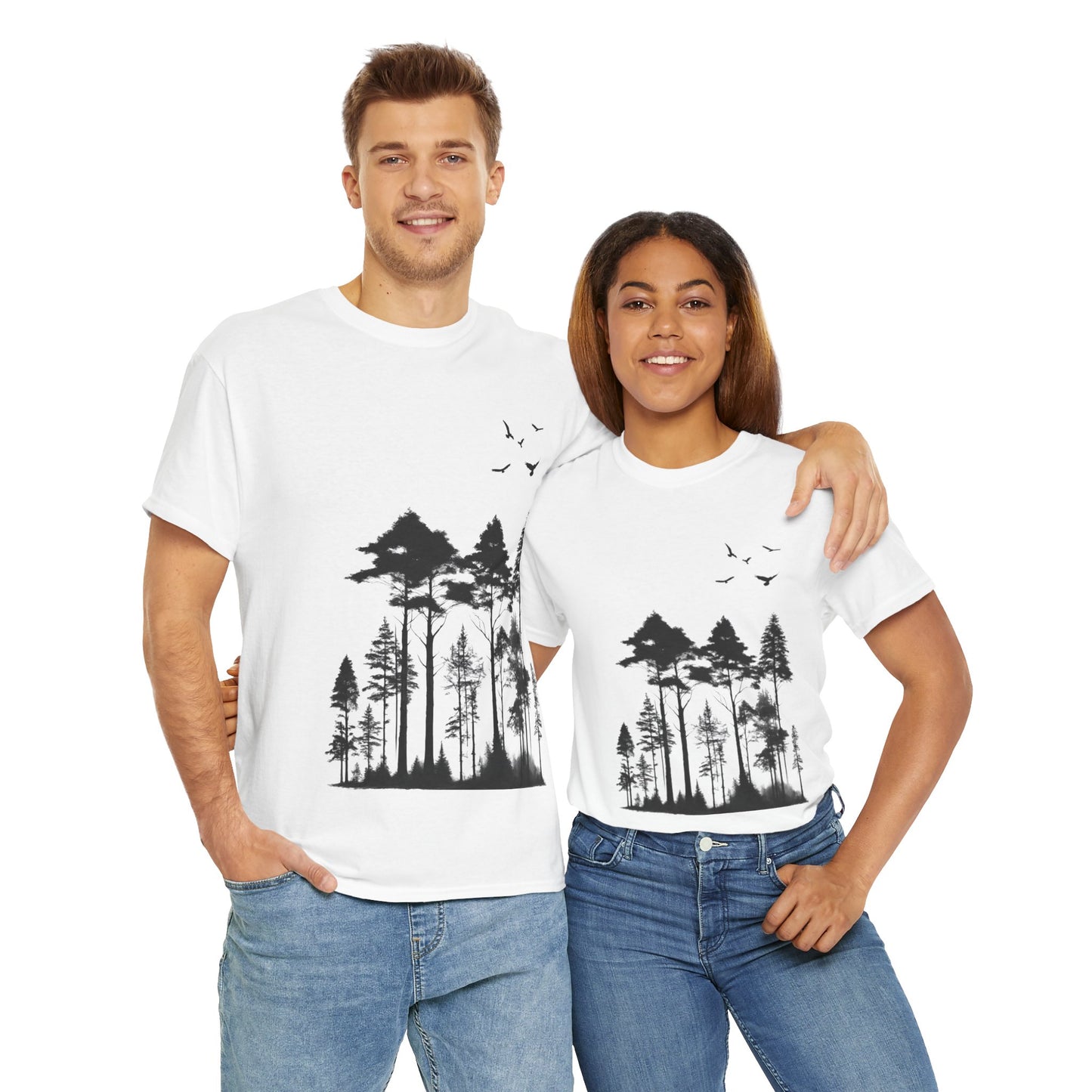 T-shirt de sport Pine Tree Forest Flashlander