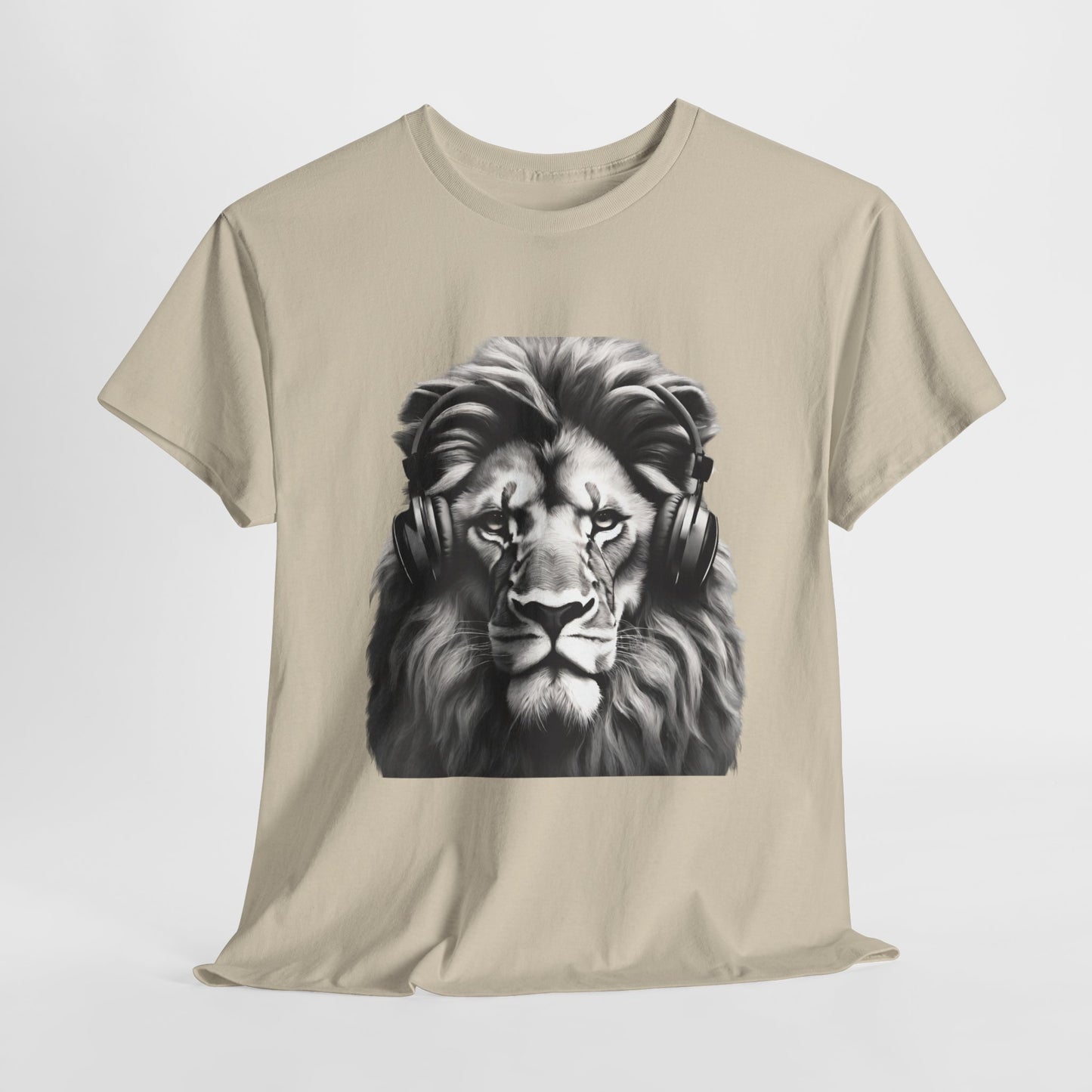 Lion Training with Headphones - Flashlander Gym Shirt