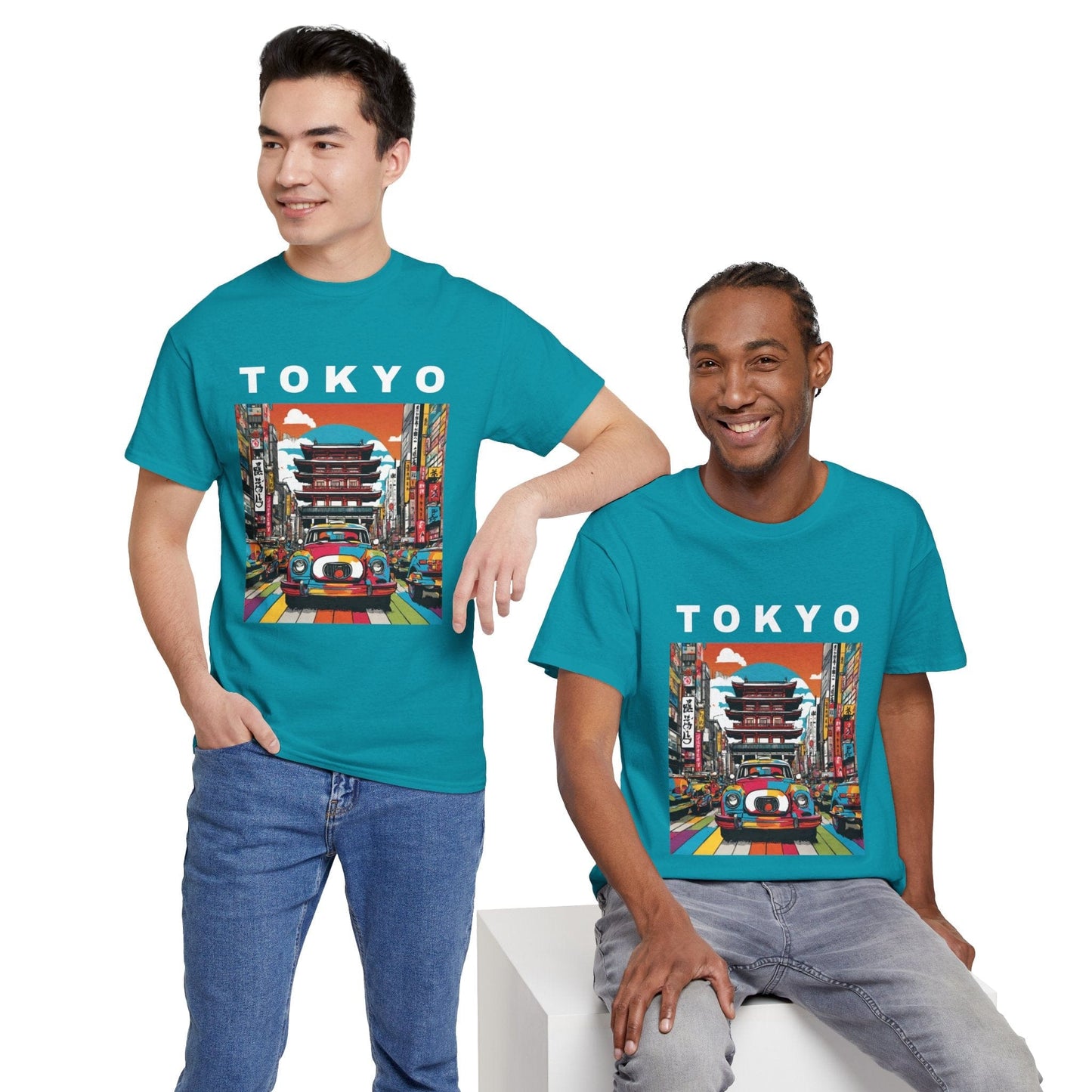 Tokyo Vintage Street Art Pop - Flashlander Gym Shirt